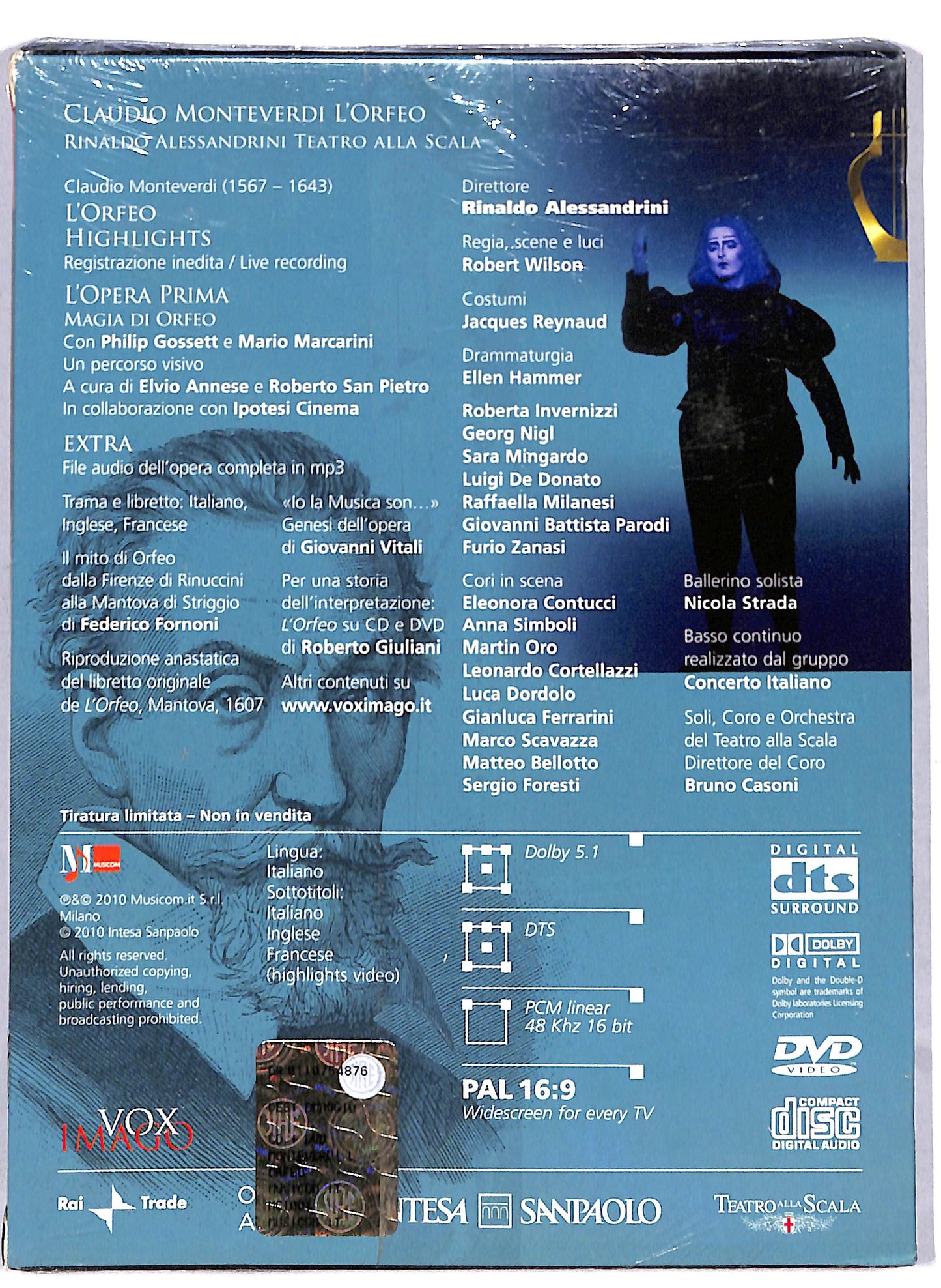 EBOND Claudio Monteverdi - L'Orfeo EDITORIALE DVD D812033