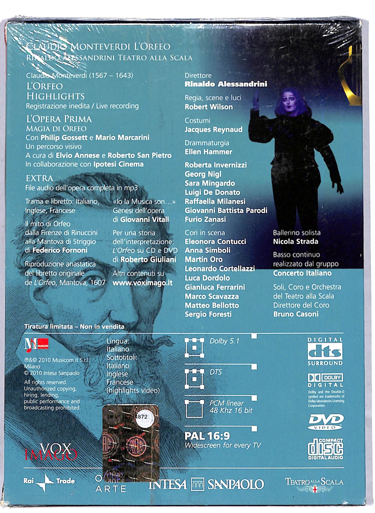 EBOND Claudio Monteverdi - L'Orfeo - Rinaldo EDITORIALE  DVD D812101