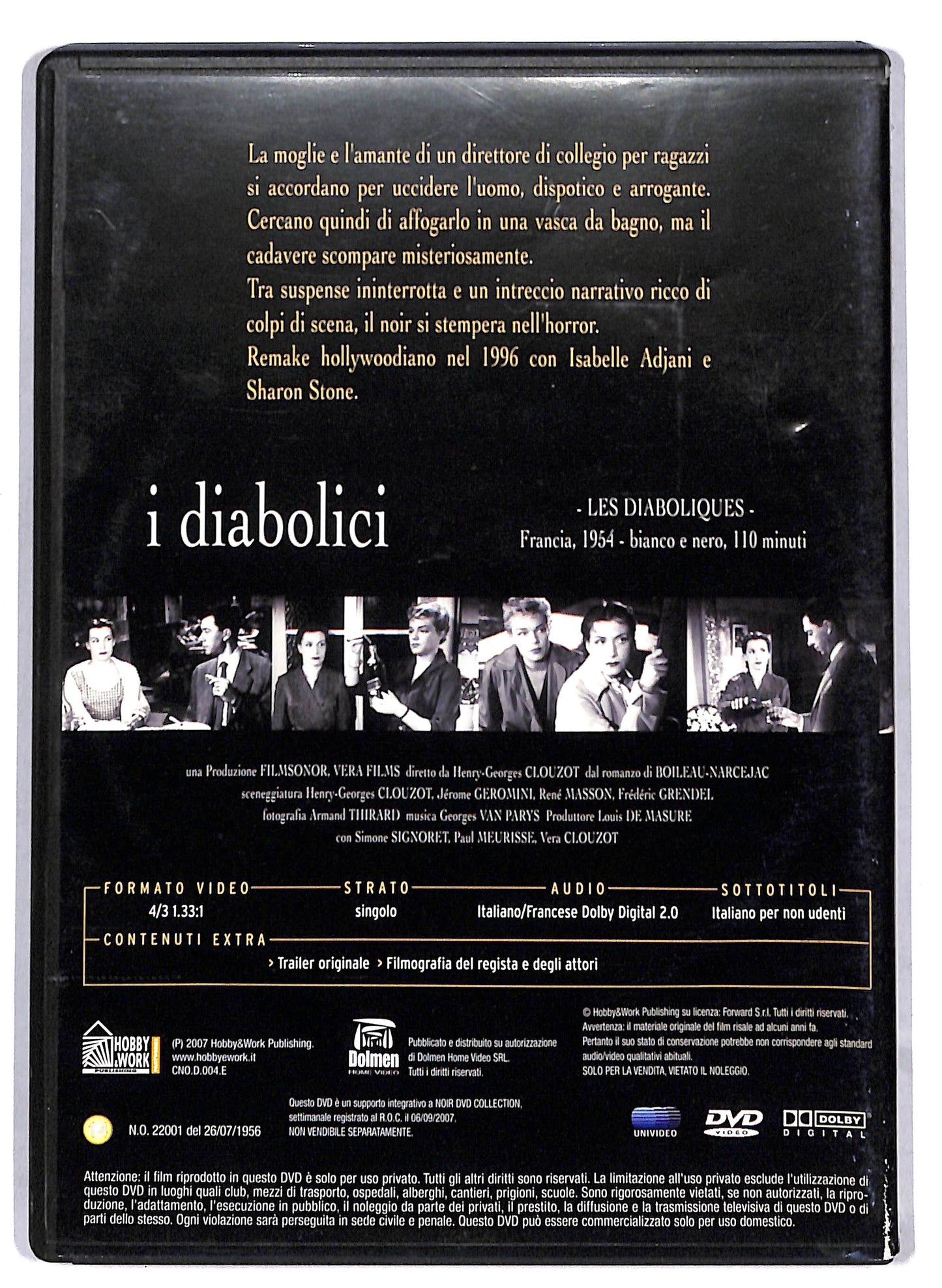 EBOND I diabolici EDITORIALE DVD D812104