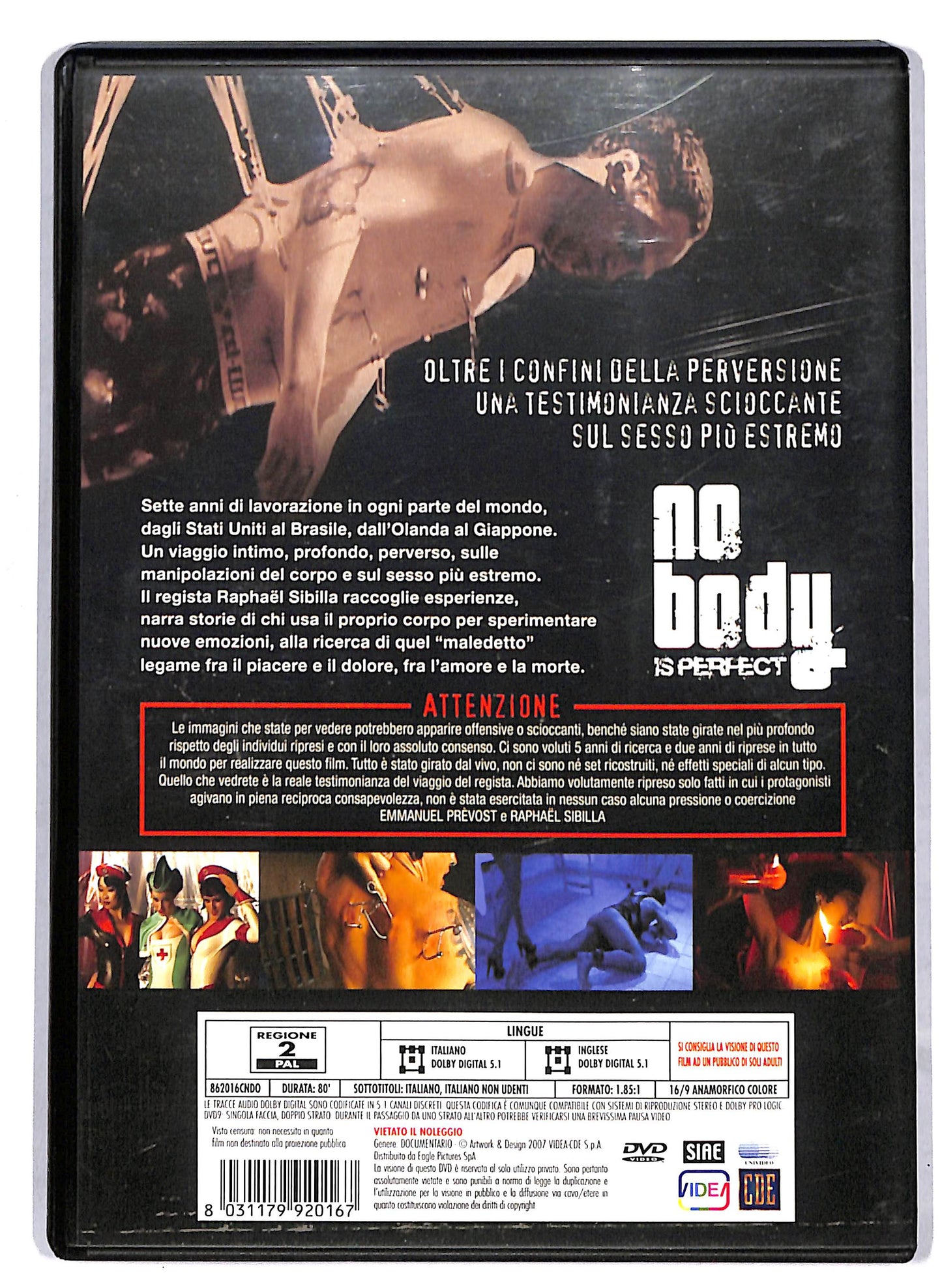 EBOND No Body Is Perfect DVD D812120