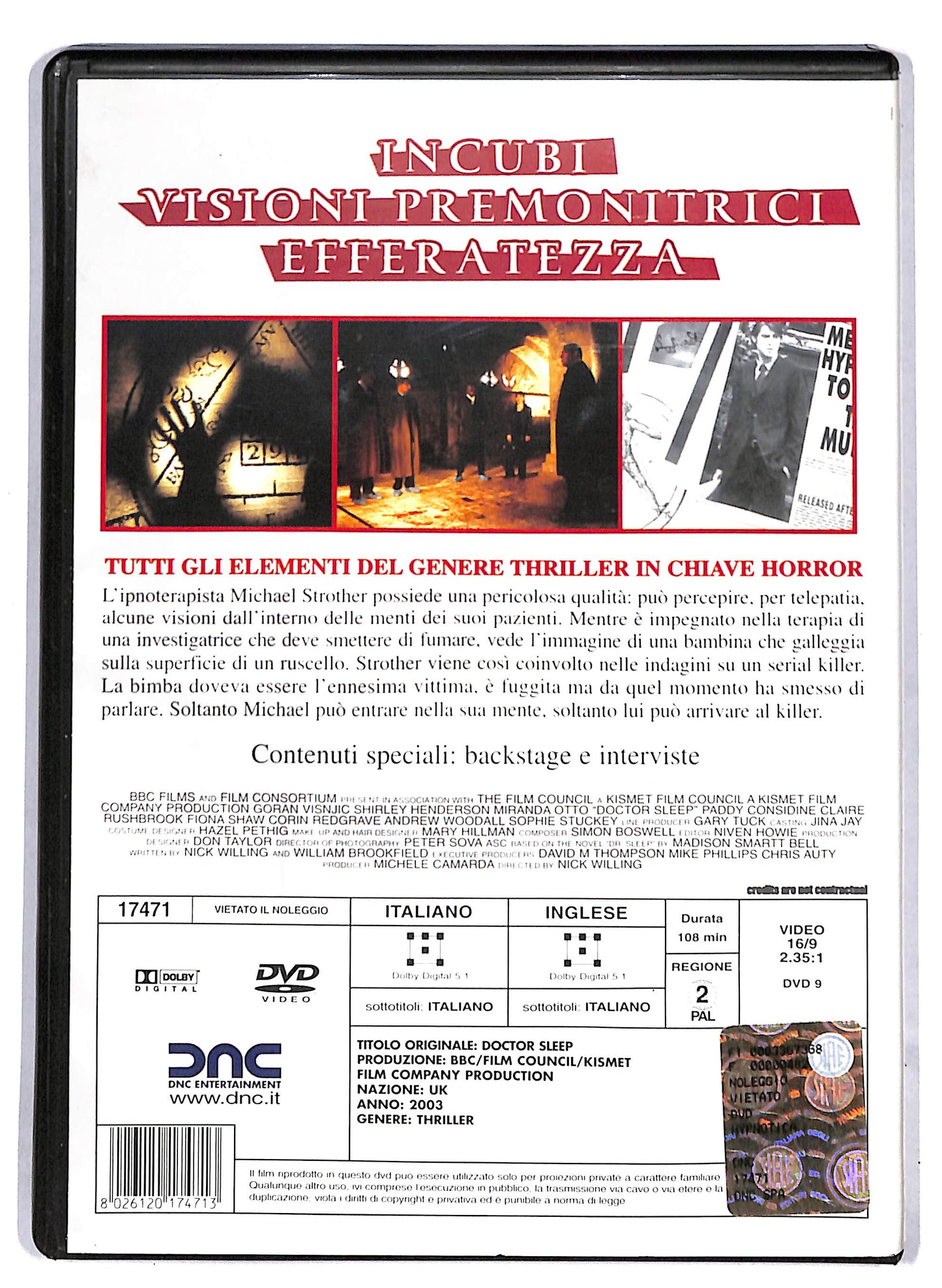 EBOND Hypnotica  DVD D812140