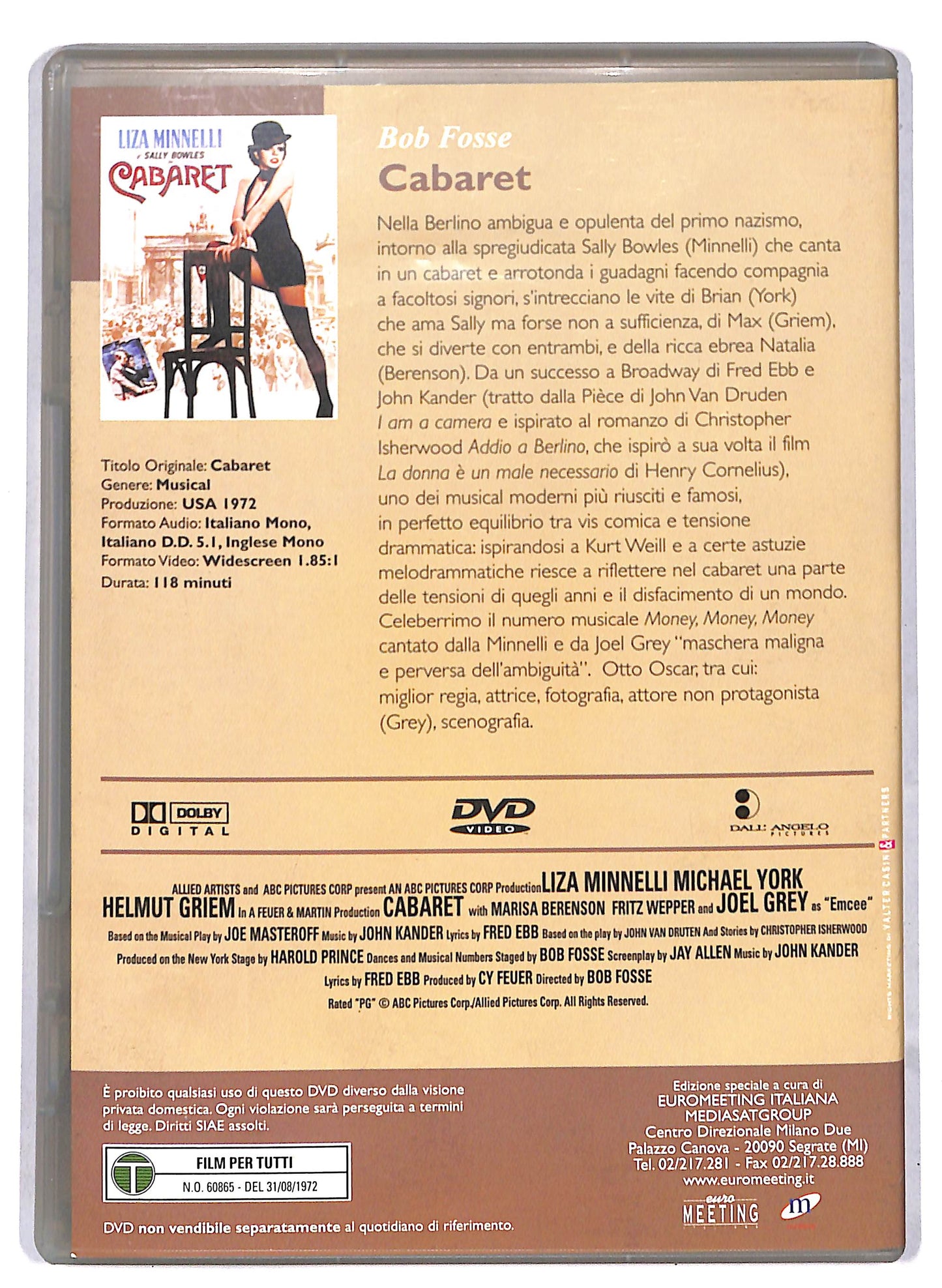 EBOND Cabaret EDITORIALE DVD D812306