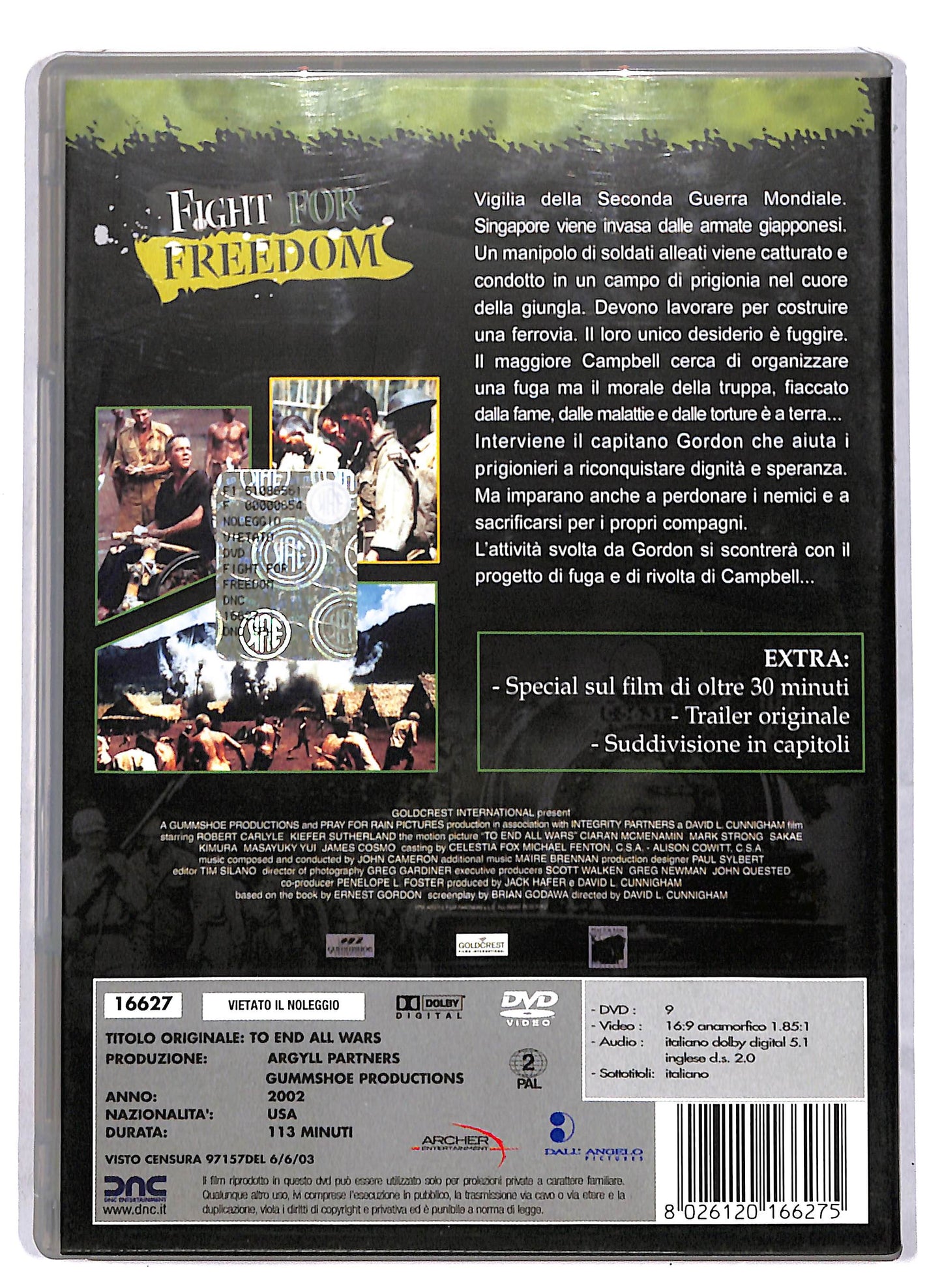 EBOND Fight For Freedom  DVD D812362