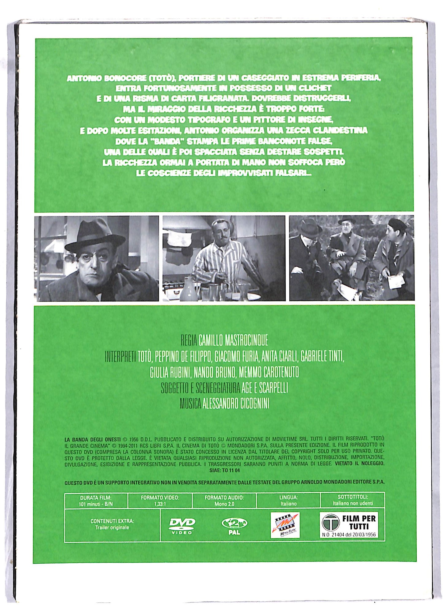 EBOND La banda degli onesti EDITORIALE DVD D812458