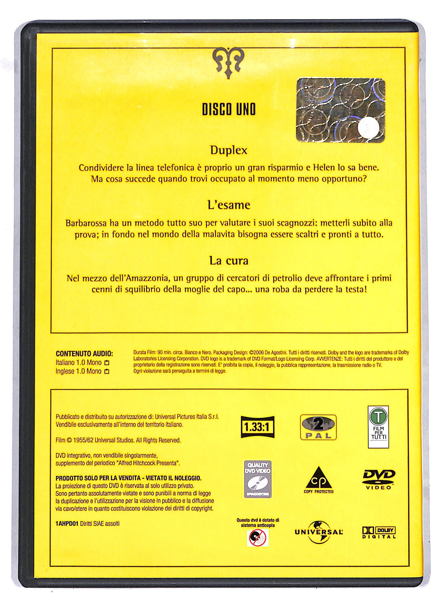 EBOND Alfred Hitchcock presenta - Disco Uno  DVD D812505