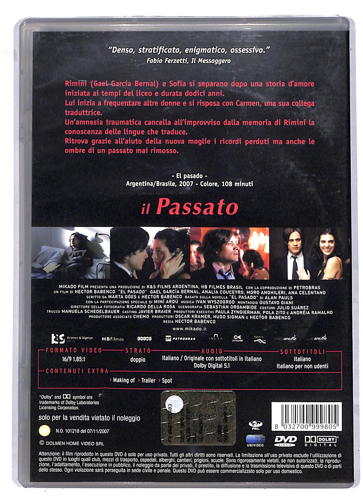 EBOND Il passato DVD D812528