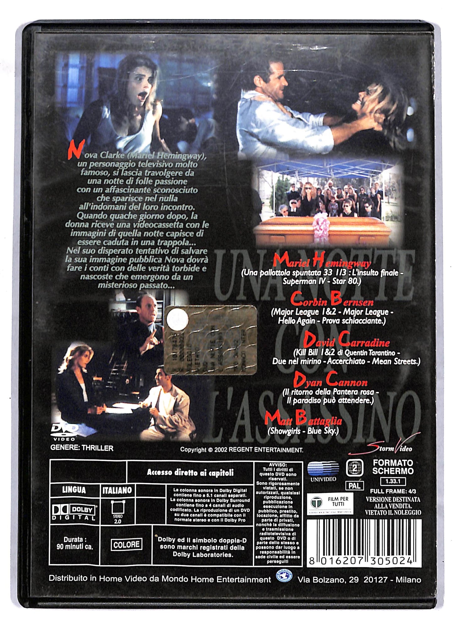 EBOND Una Notte Con L'Assassino  DVD D812548