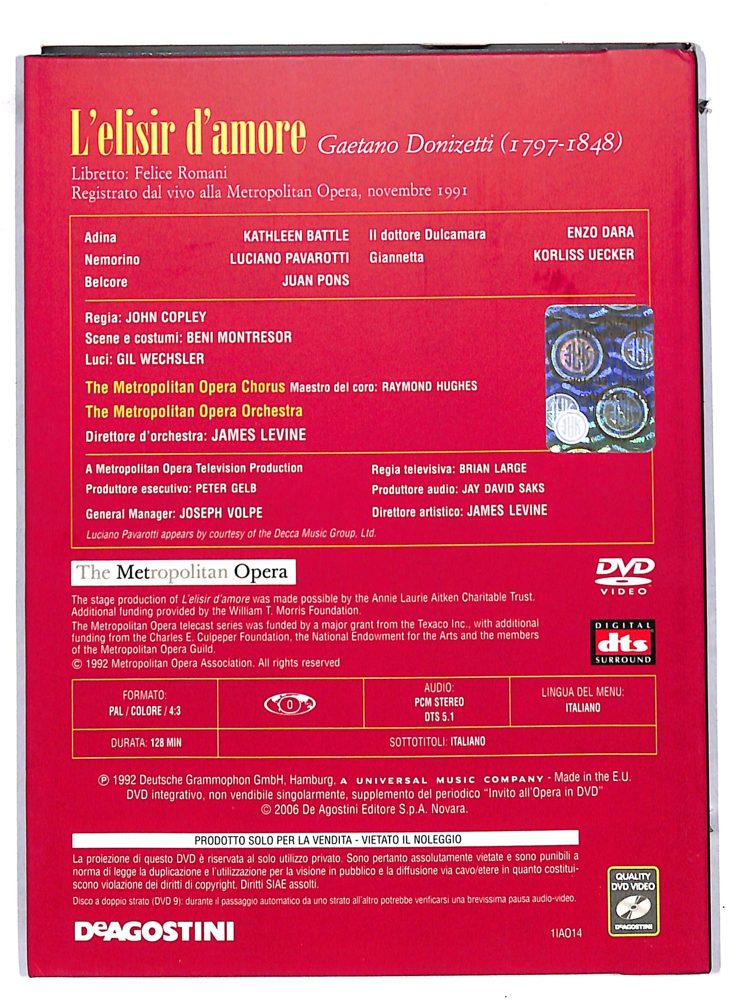 EBOND L'elisir d'amore - Invito all'Opera in DVD EDITORIALE  DVD D812606