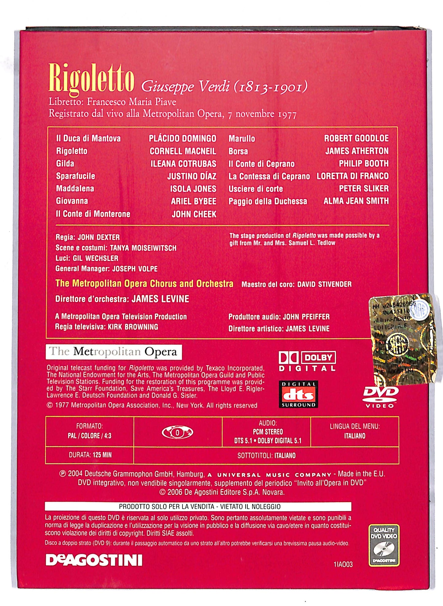 EBOND Rigoletto - Invito all'Opera in DVD EDITORIALE DVD D812609