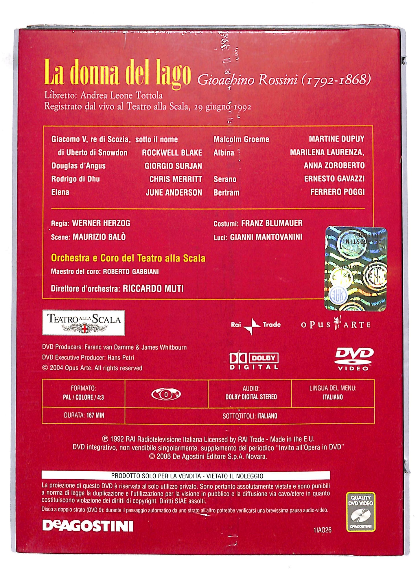 EBOND Invito all'opera - La donna del lago volume 26 EDITORIALE DVD D812612