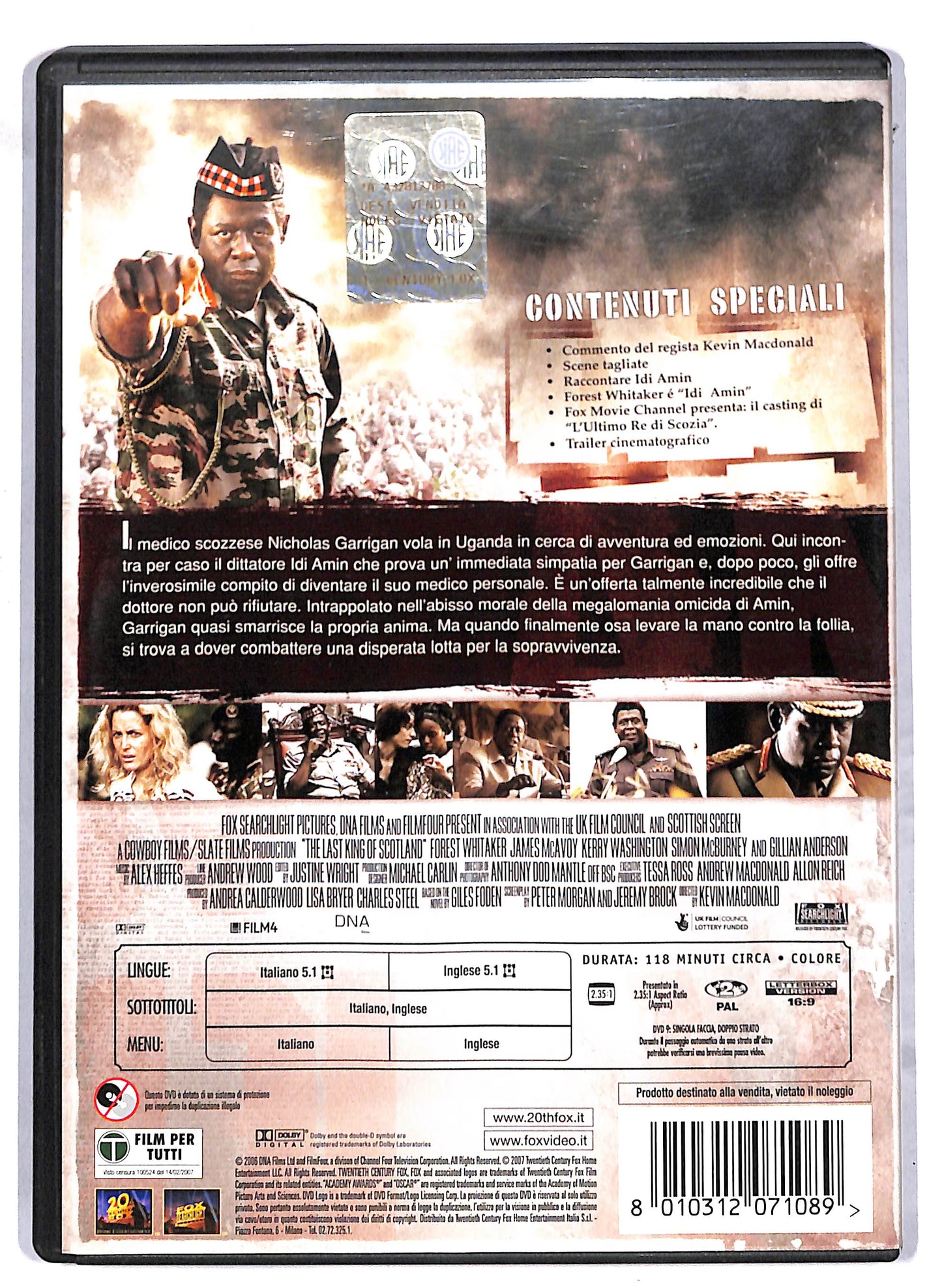 EBOND L'ultimo Re Di Scozia DVD D812622