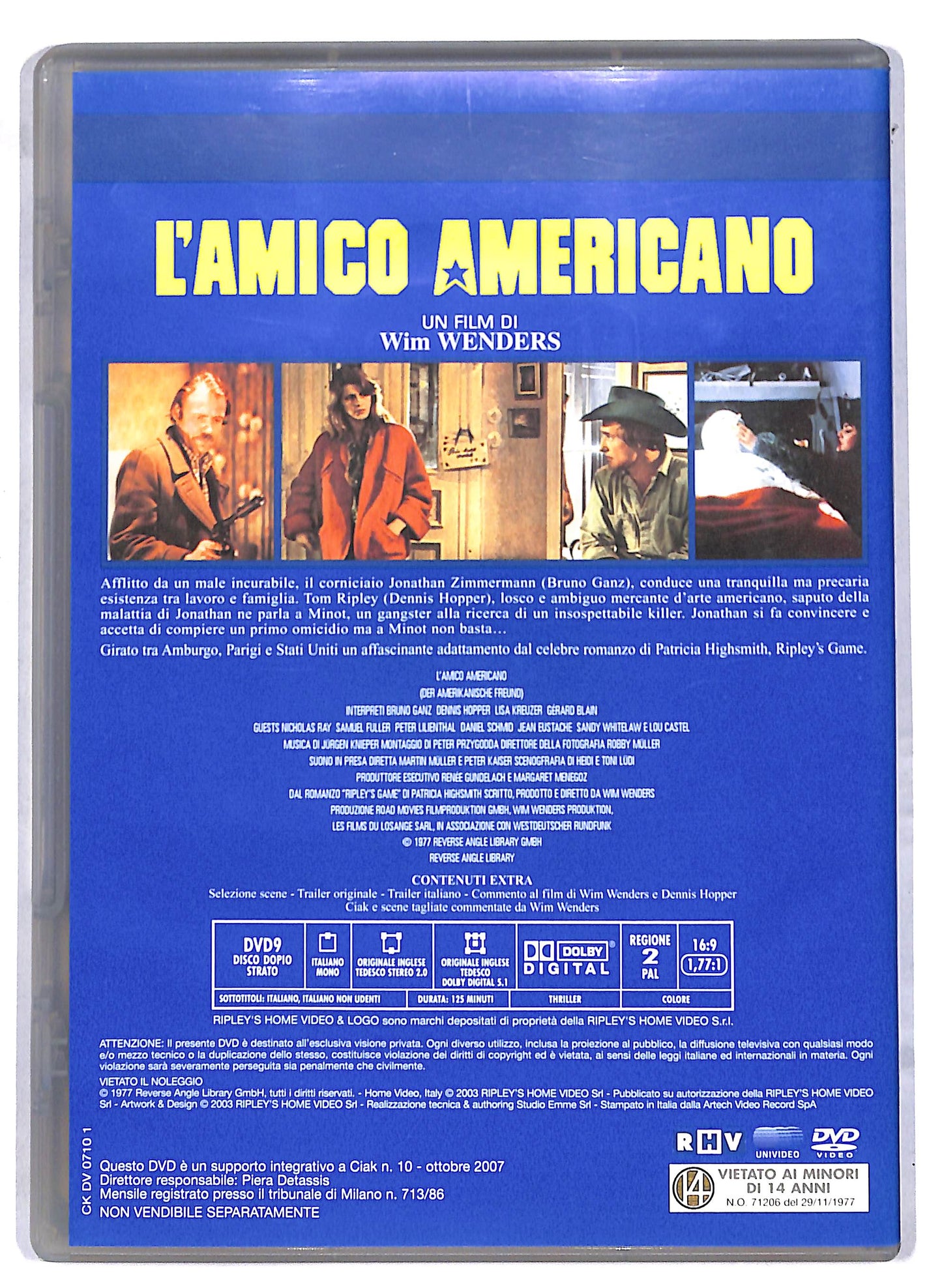 EBOND L'amico americano EDITORIALE DVD D812644