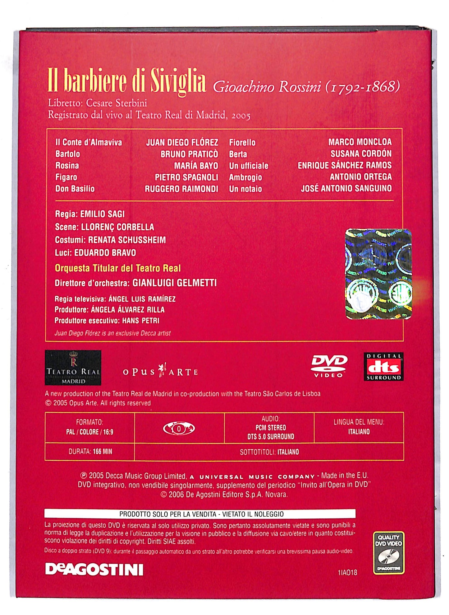 EBOND Invito all'Opera - Il barbiere di Siviglia vol.18 EDITORIALE  DVD D812652