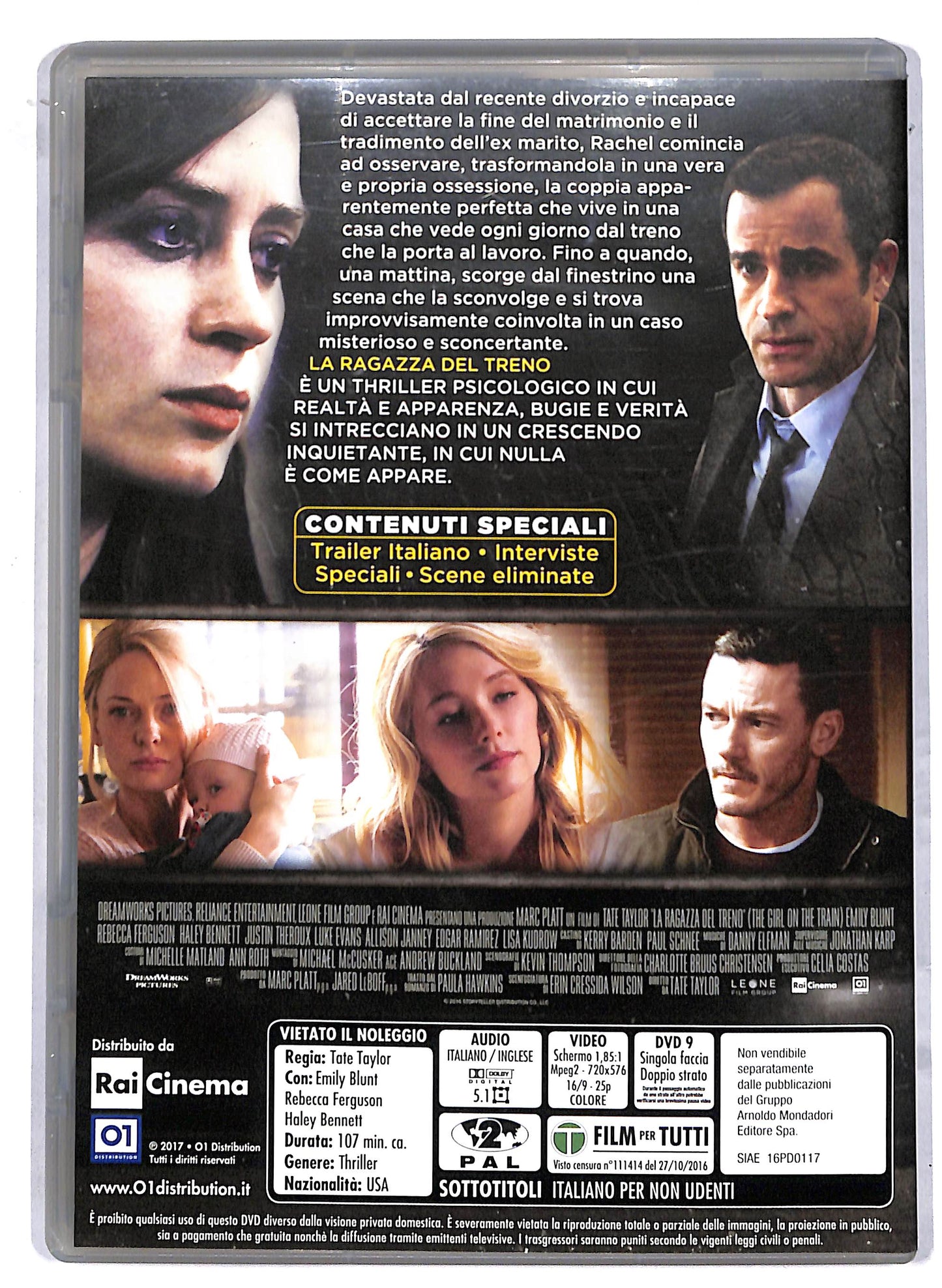 EBOND La ragazza del treno EDITORIALE DVD D812653