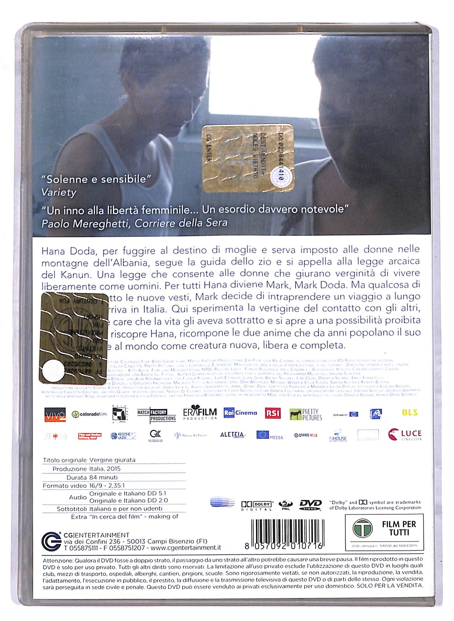 EBOND Vergine giurata DVD D812757