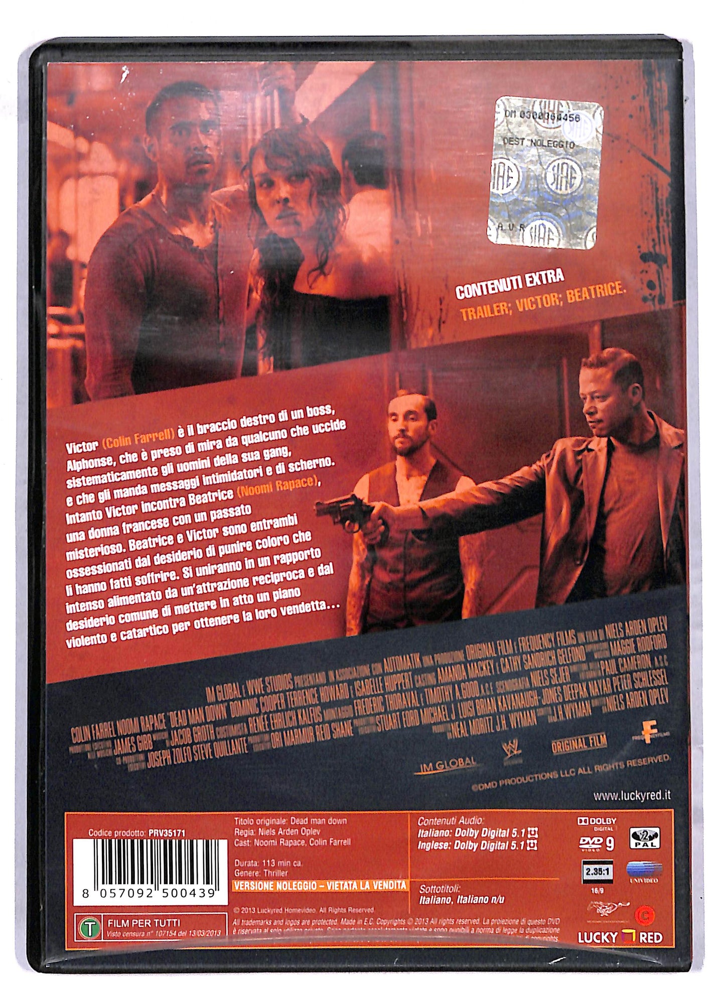EBOND Dead Man Down NOLEGGIO DVD D812764