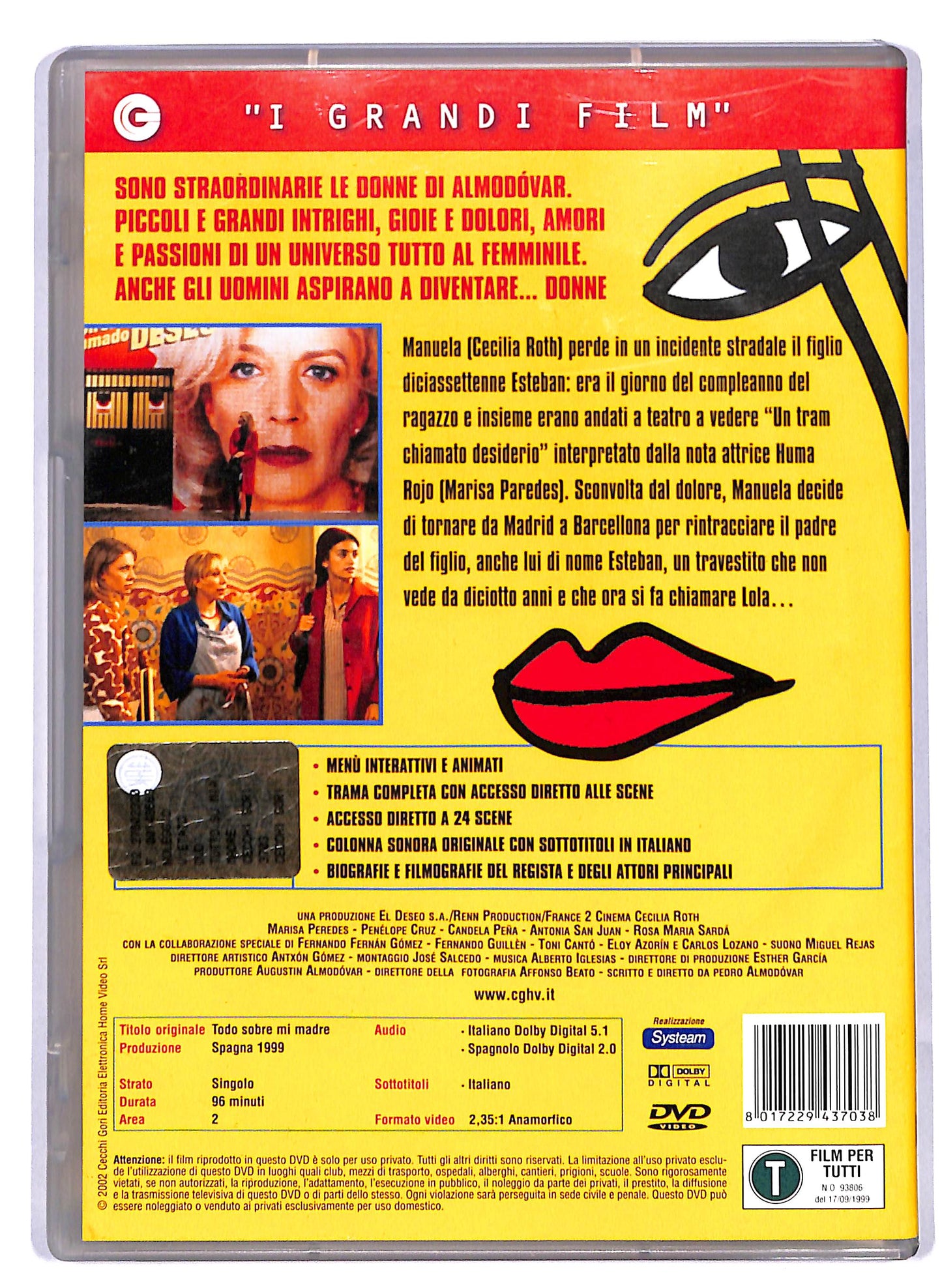 EBOND Tutto su mia madre DVD D812801