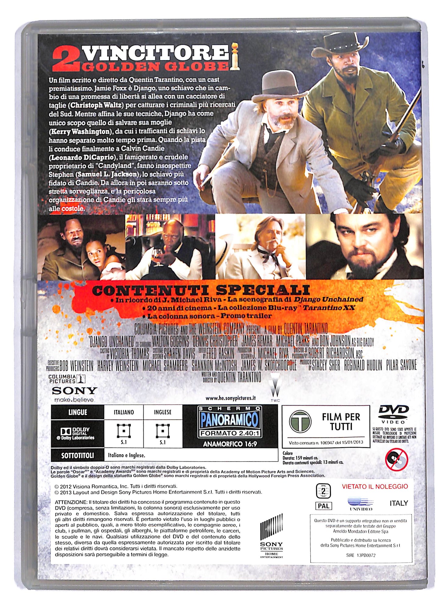 EBOND Django Unchained EDITORIALE DVD D812916