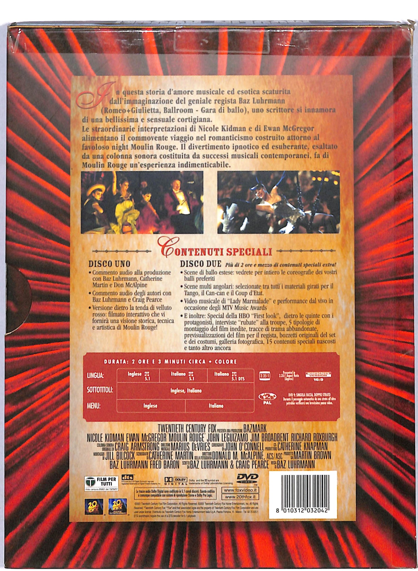 EBOND Moulin Rouge! (2 dischi) DIGIPACK DVD D812921