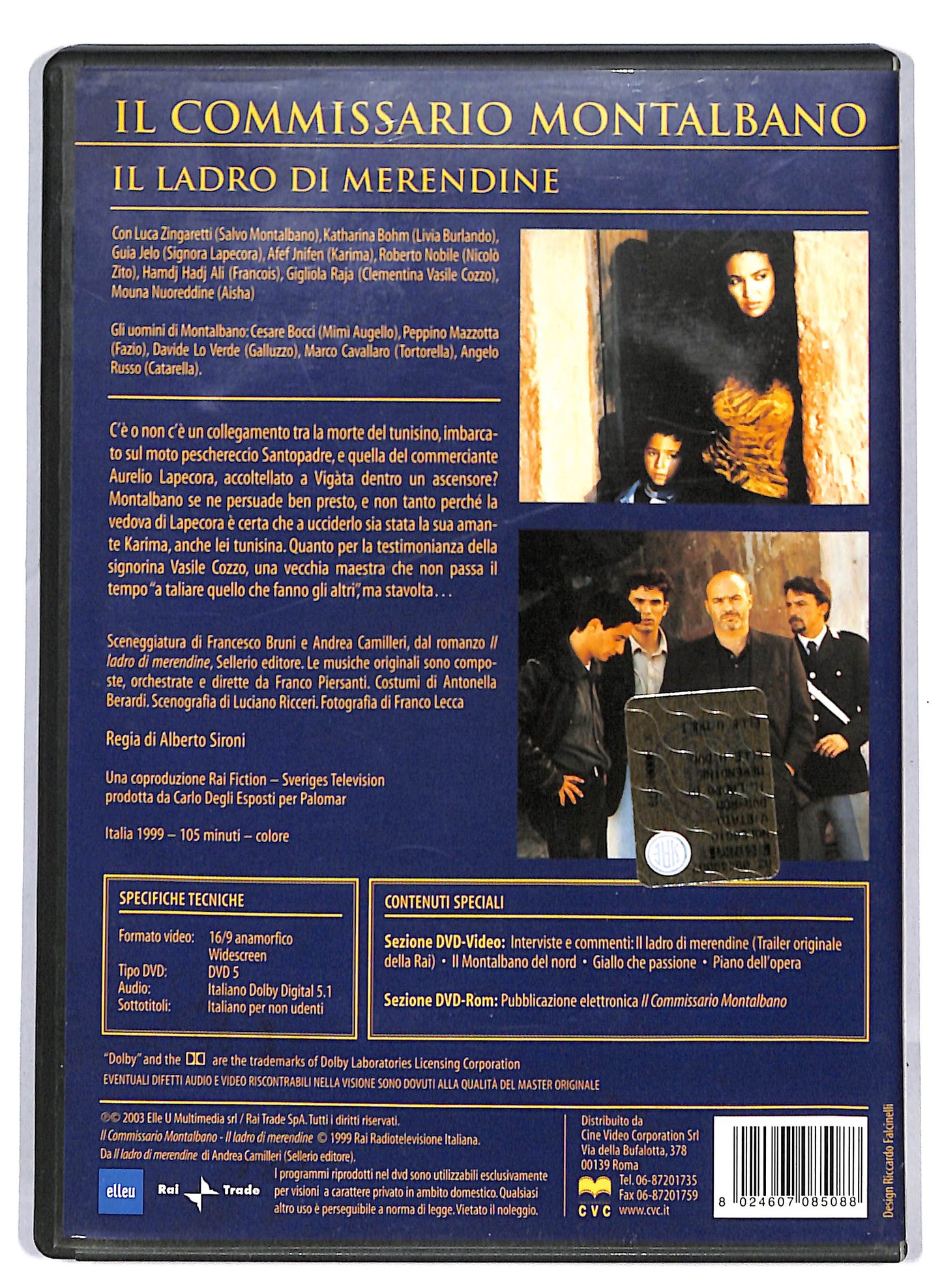 EBOND Il commissario Montalbano - Il ladro di merendine DVD D812963