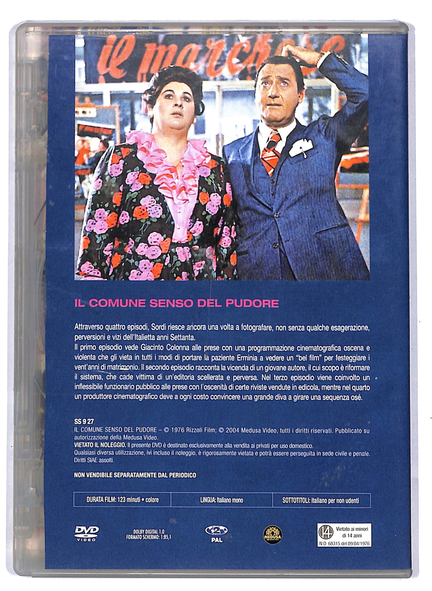 EBOND Il comune senso del pudore EDITORIALE DVD D813028