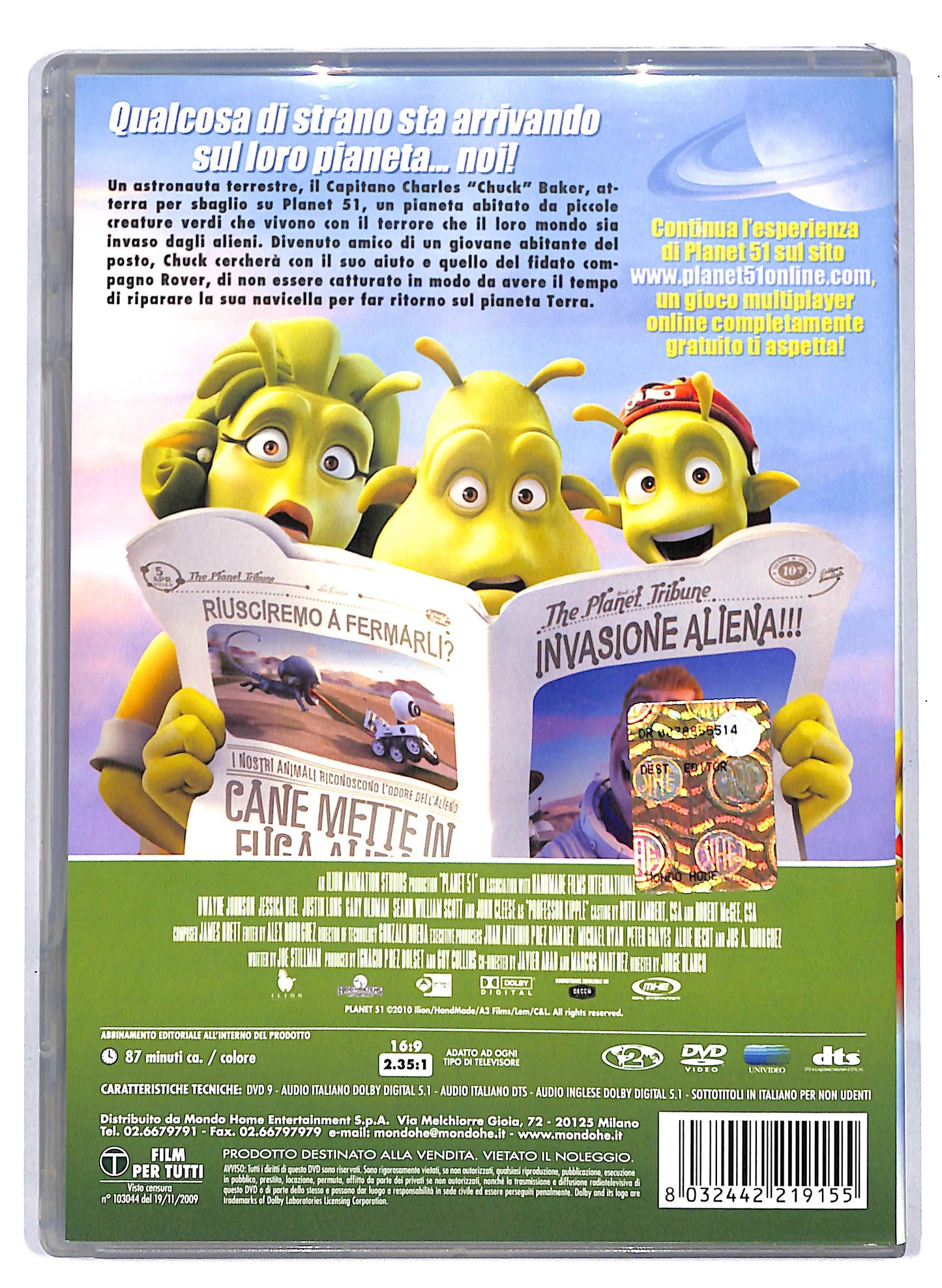 EBOND Planet 51  DVD D813043