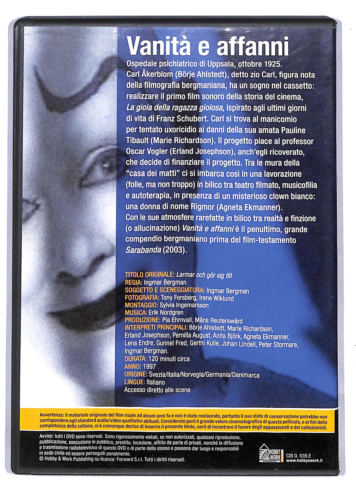 EBOND Vanita e affanni film di Ingmar Bergman EDITORIALE DVD D813108