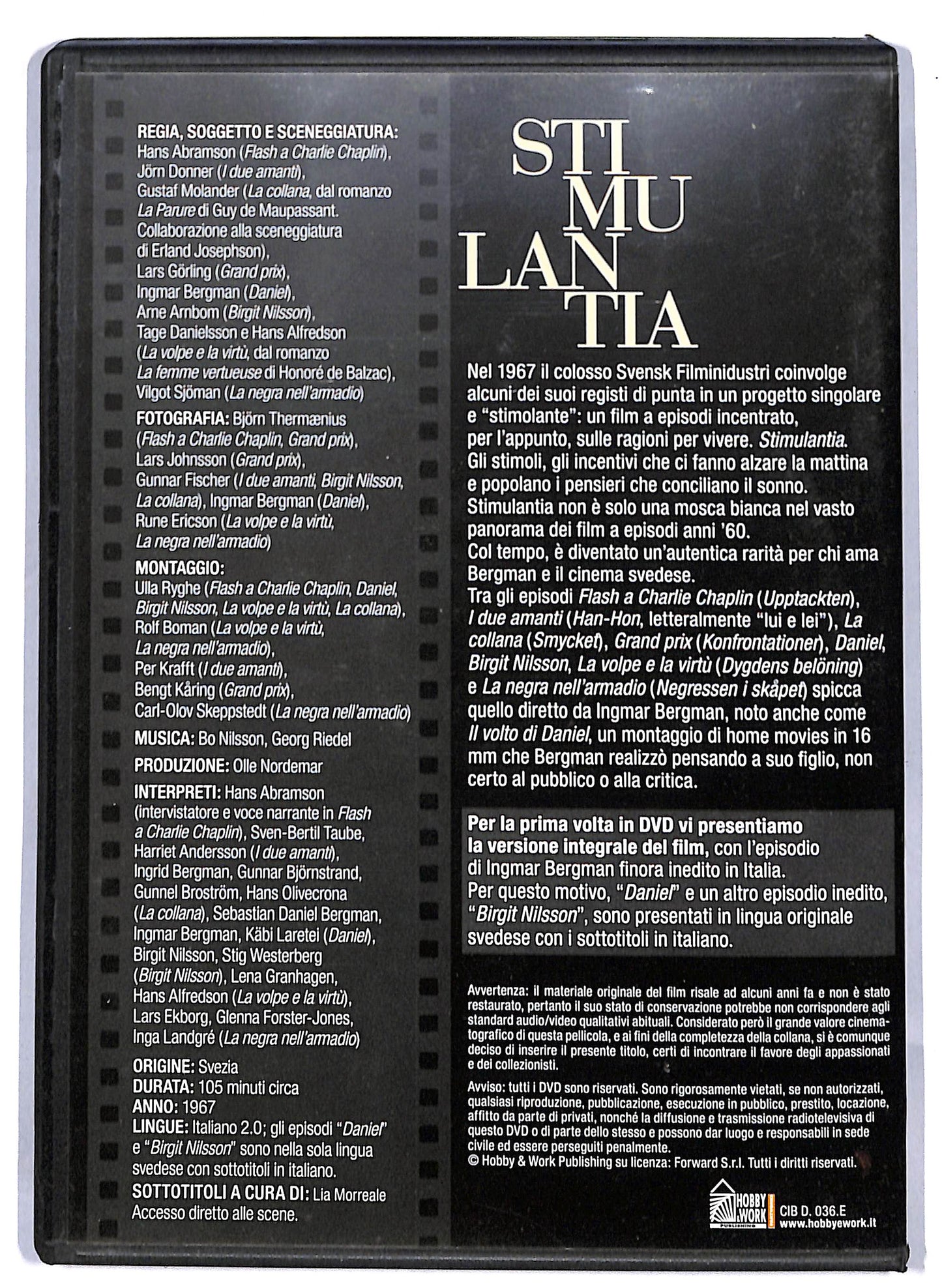 EBOND Stimulantia EDITORIALE DVD D813113