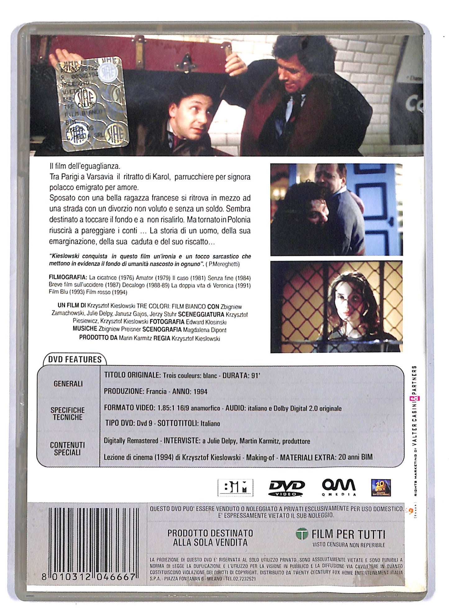 EBOND Tre colori - Film bianco DVD D813115