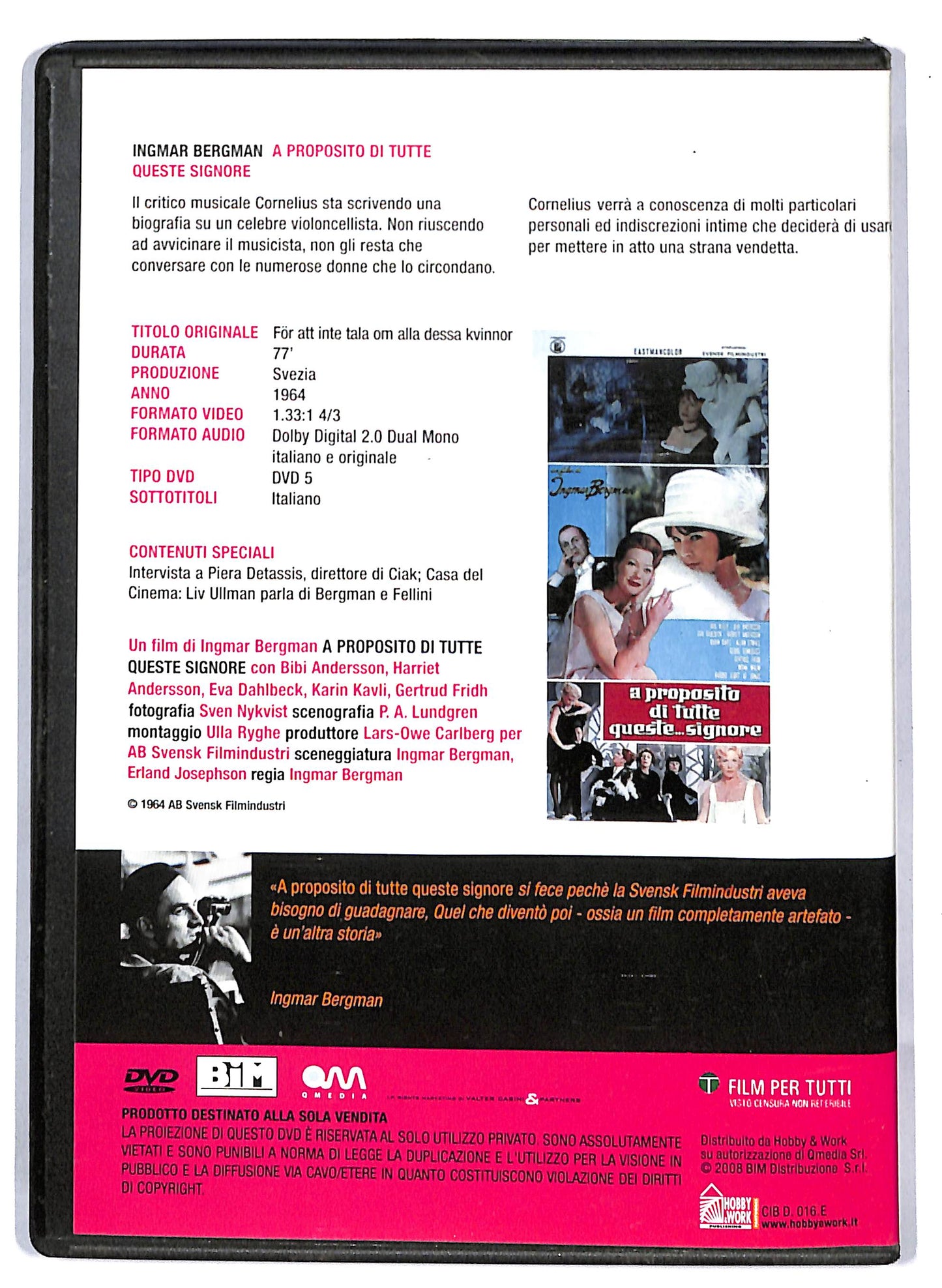 EBOND A proposito di tutte queste... signore EDITORIALE DVD D813141
