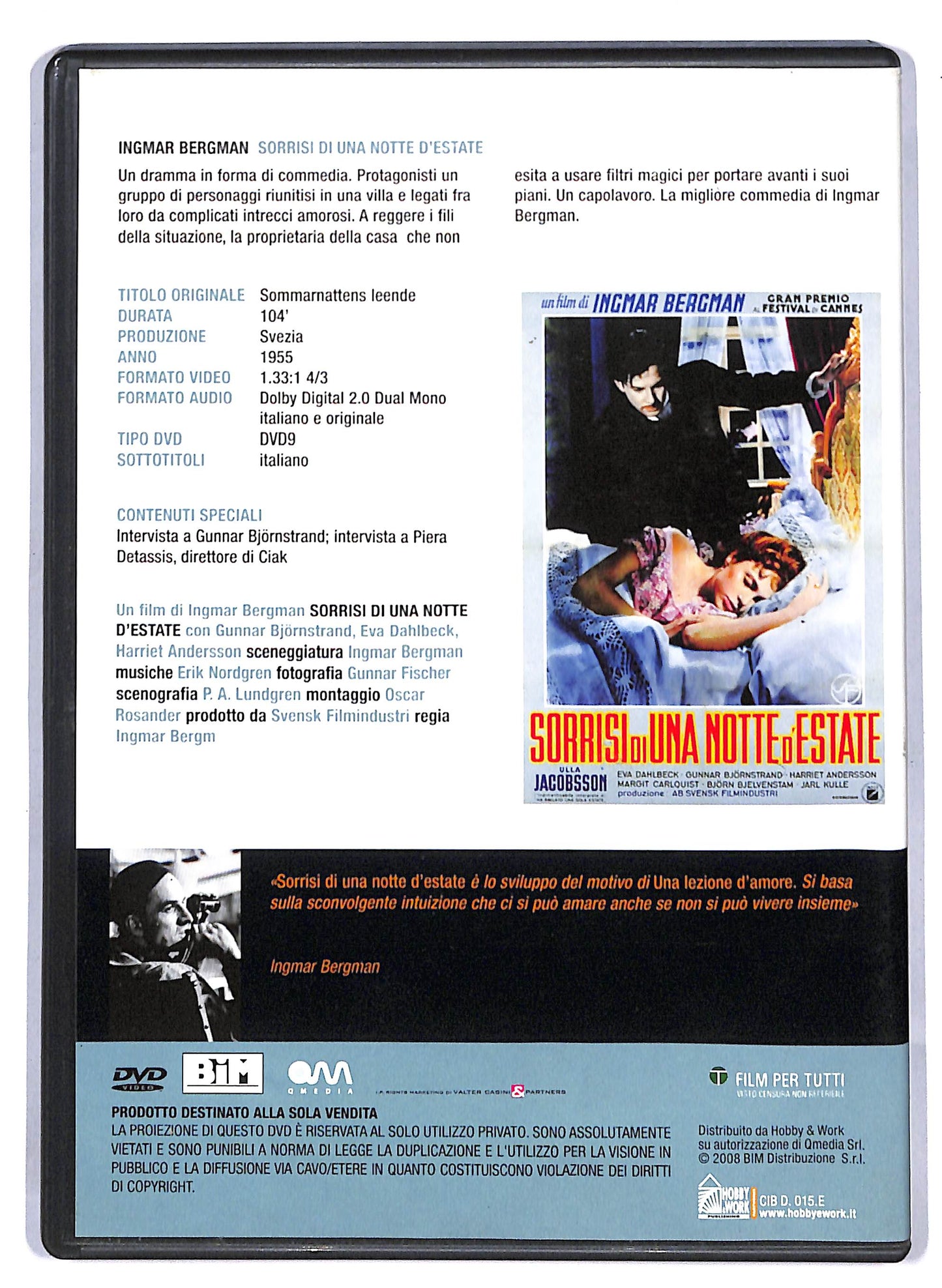 EBOND Sorrisi di una notte d'estate EDITORIALE DVD D813152