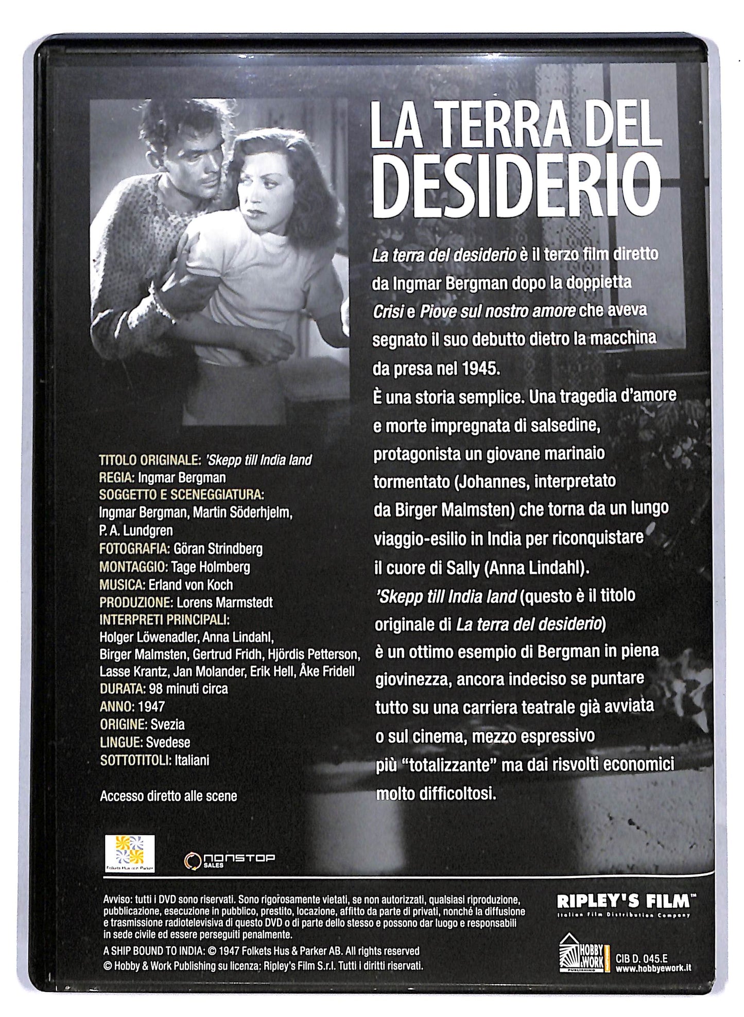 EBOND La terra del desiderio EDITORIALE DVD D813155