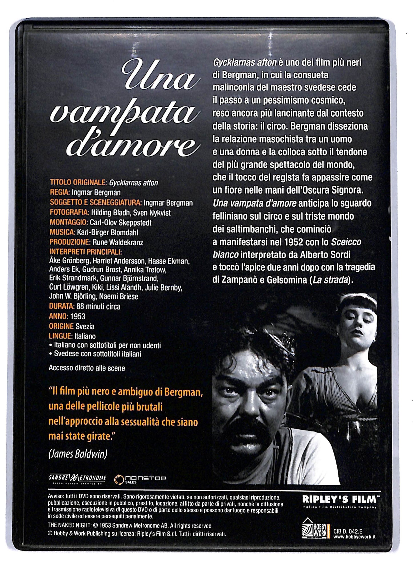 EBOND Una vampata d'amore -Ingmar Bergman EDITORIALE DVD D813156