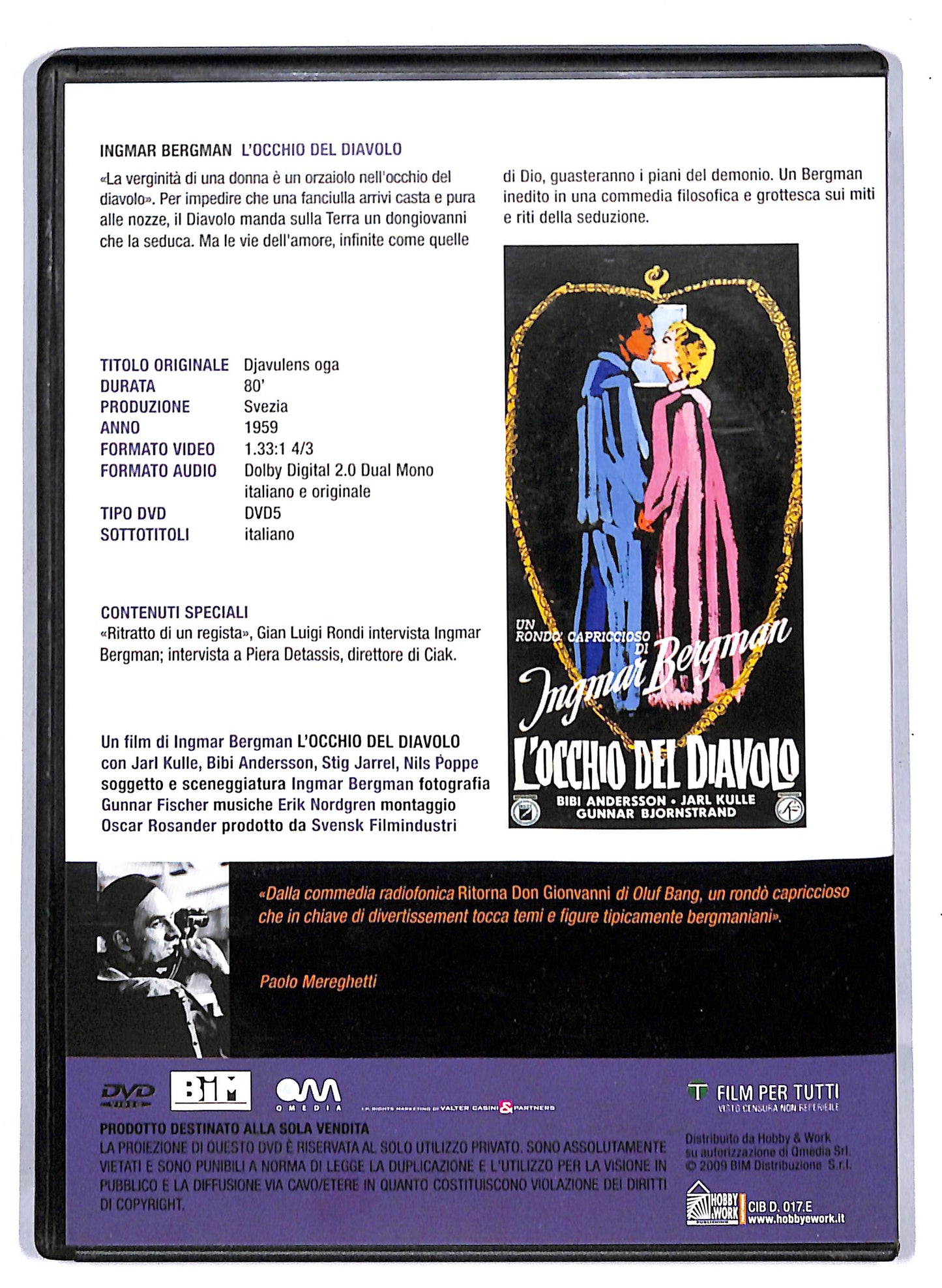EBOND L'occhio del diavolo EDITORIALE DVD D813163