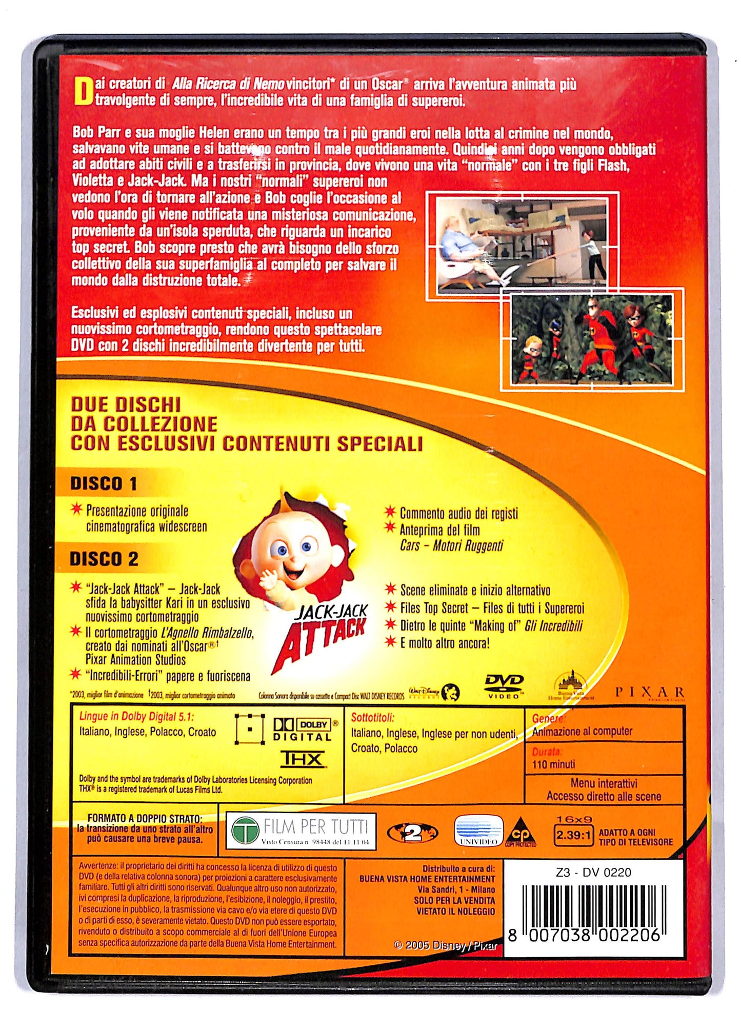 EBOND Gli Incredibili DVD D813210