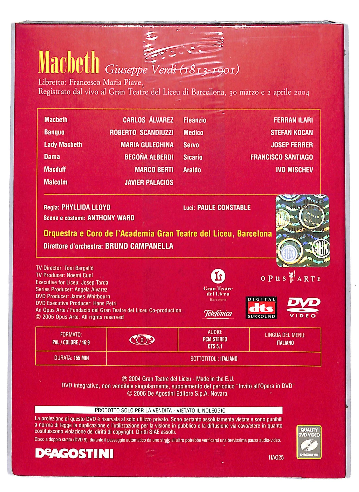 EBOND Invito all'Opera - Macbeth Volume 25 EDITORIALE DVD D813216