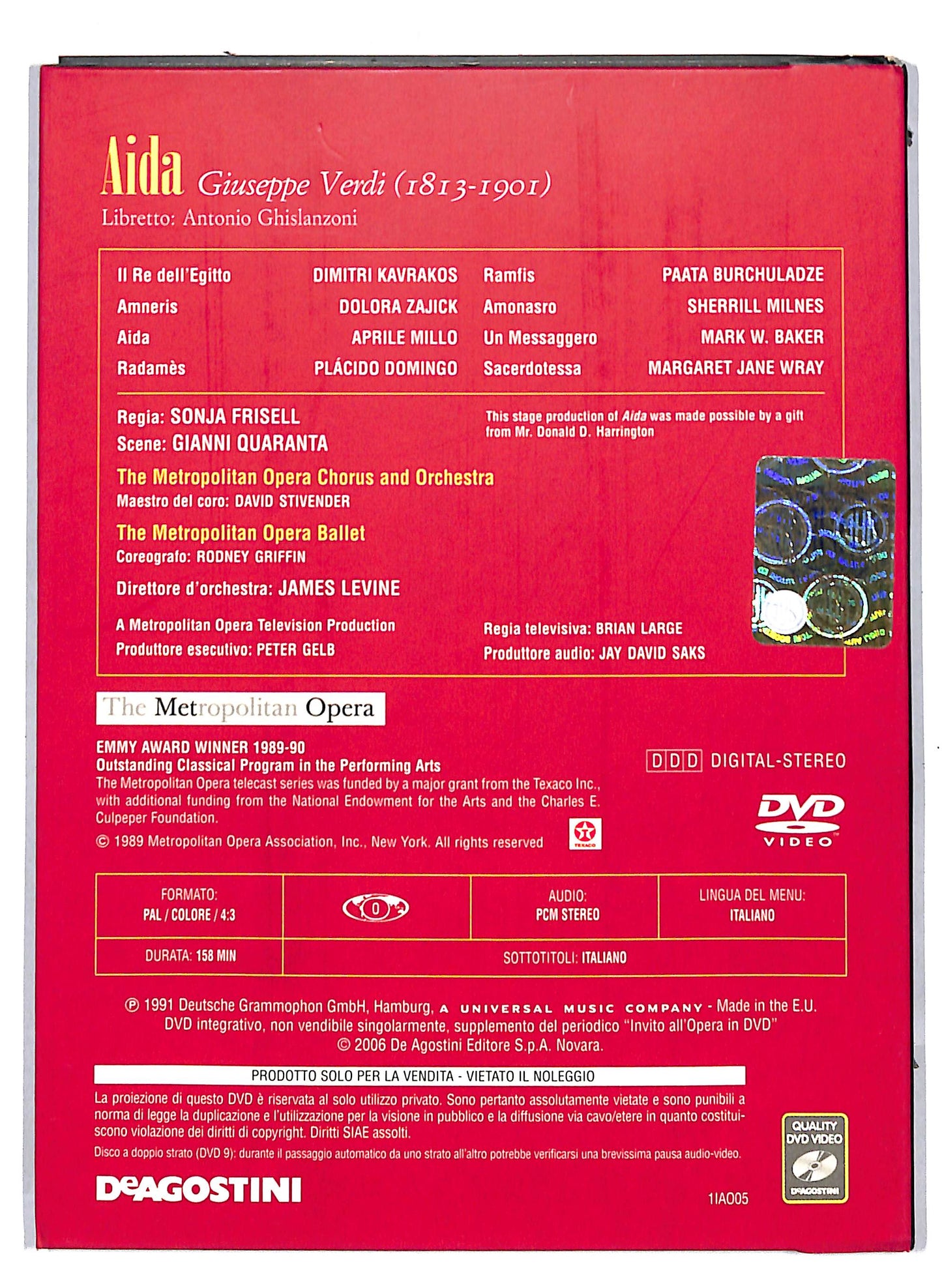 EBOND Aida - Invito all'Opera in DVD Volume 5 EDITORIALE  DVD D813217