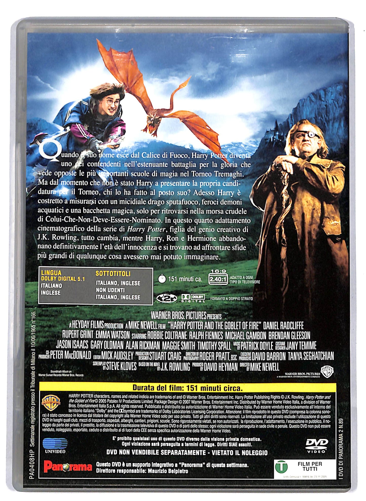 EBOND Harry Potter e il calice di fuoco EDITORIALE DVD D813226