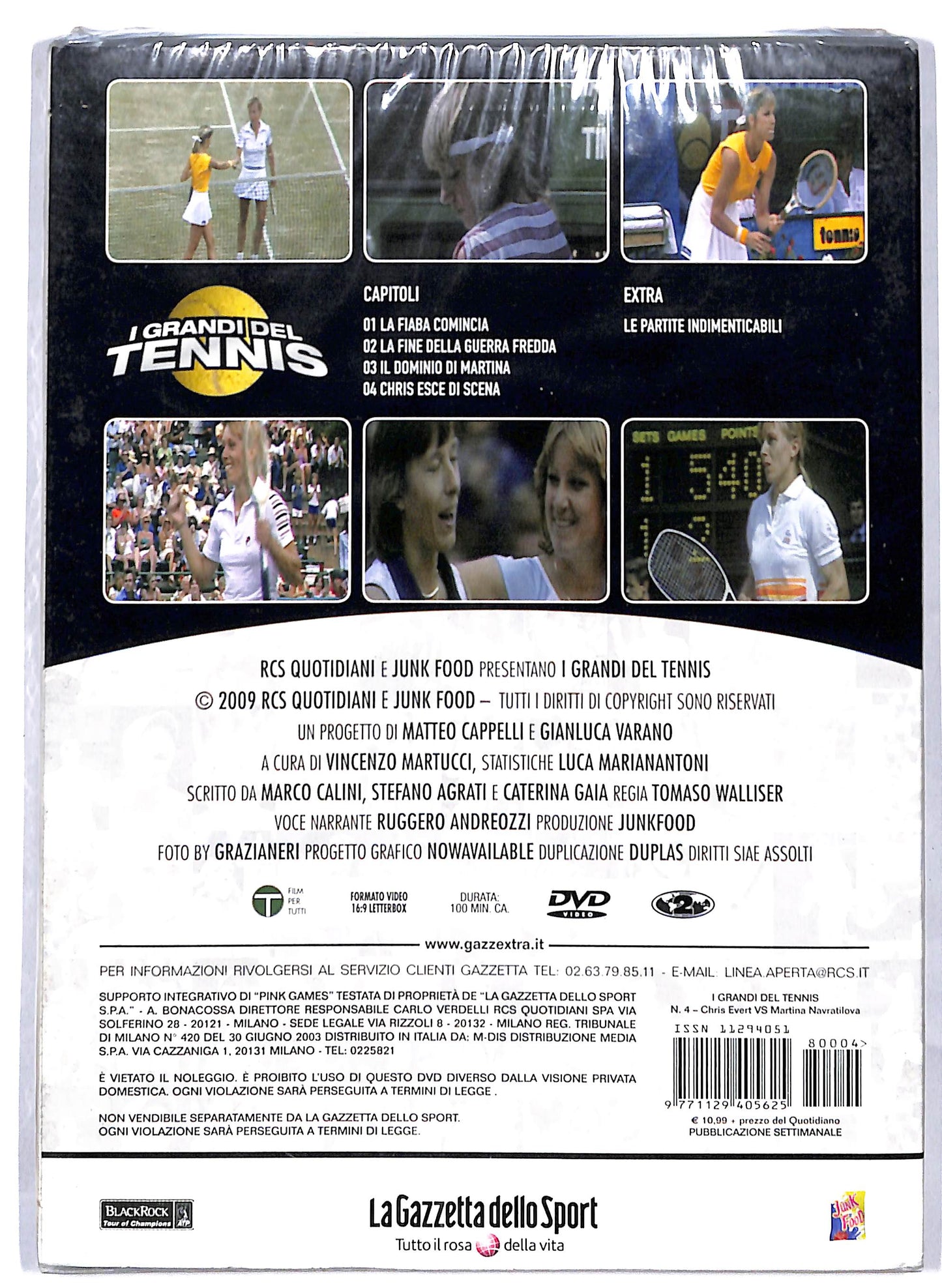 EBOND I grandi del tennis volume 4 EDITORIALE DVD D813324