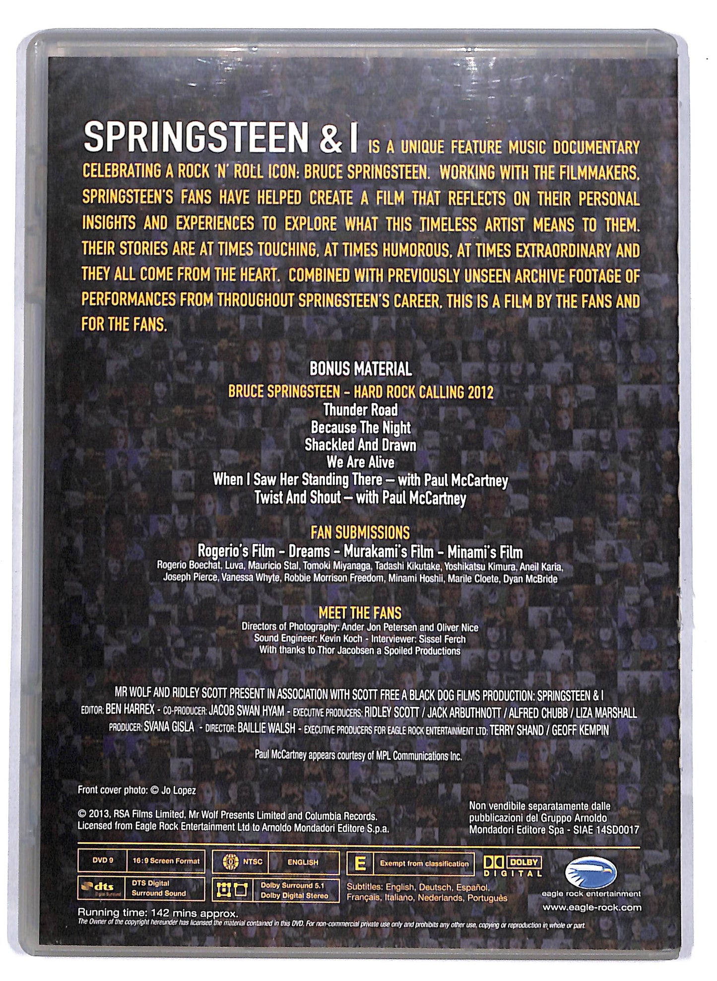 EBOND Springsteen & I  EDITORIALE DVD D813361