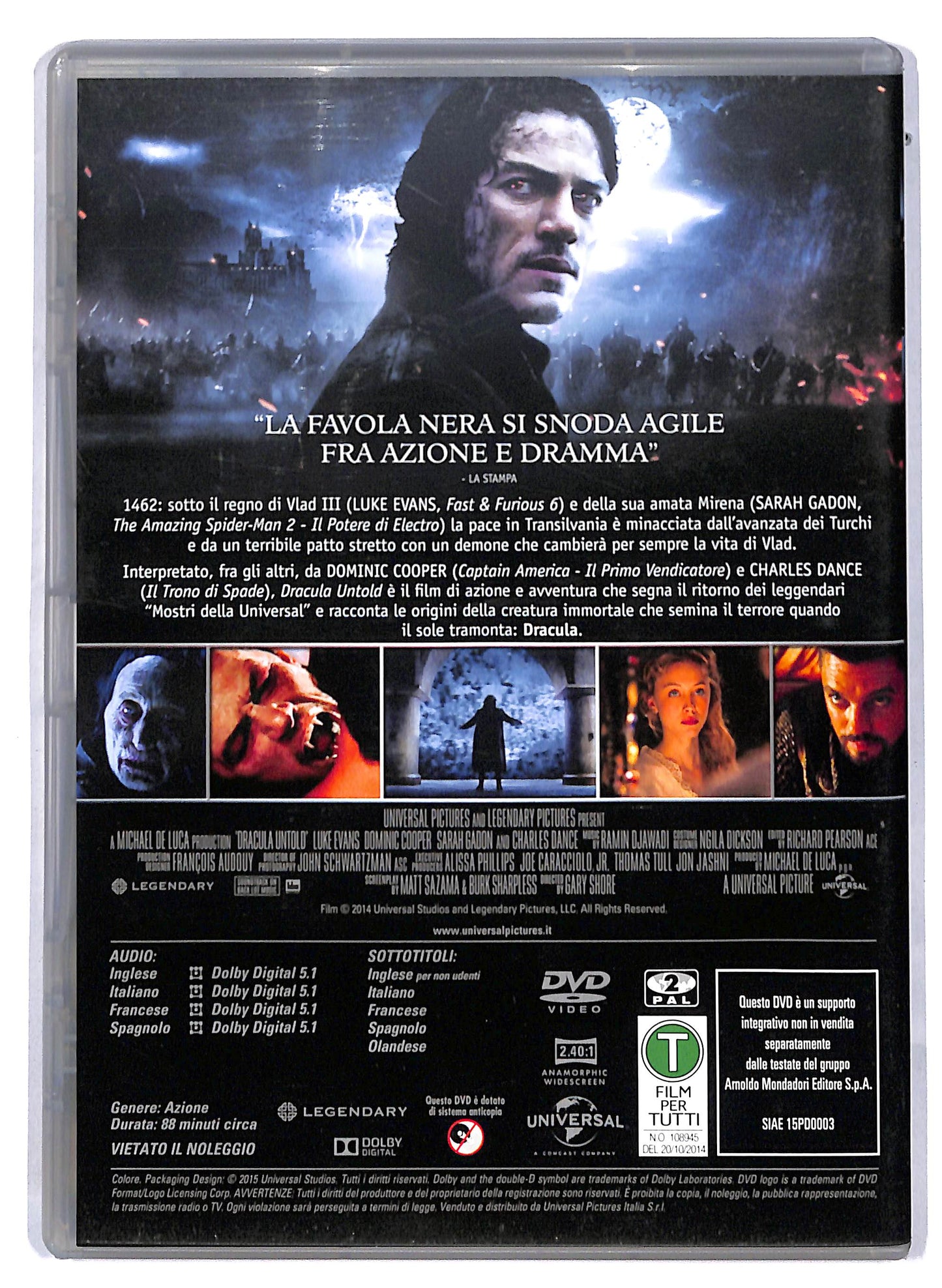 EBOND Dracula Untold EDITORIALE DVD D813458