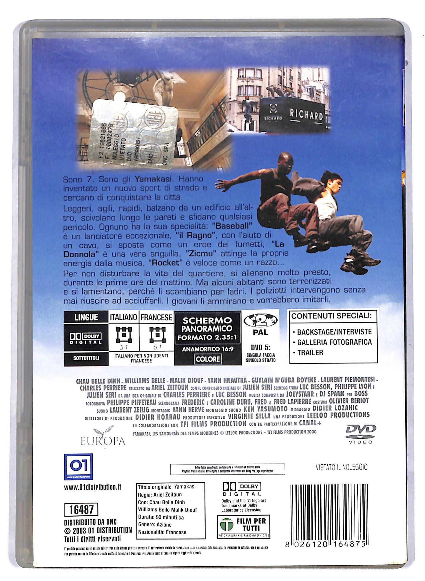 EBOND Yamakasi - I nuovi samurai DVD D813503