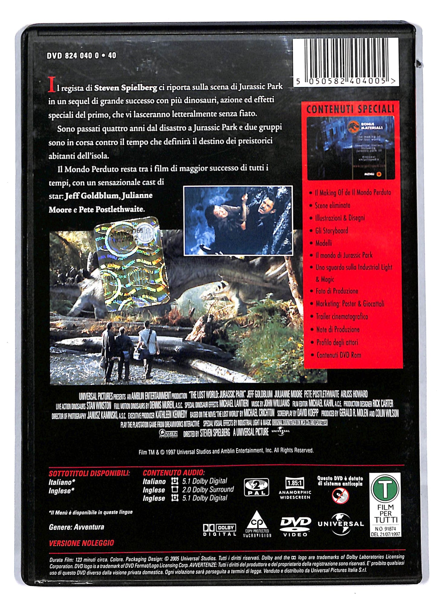 EBOND Jurassic Park - Il mondo perduto NOLEGGIO DVD D813602