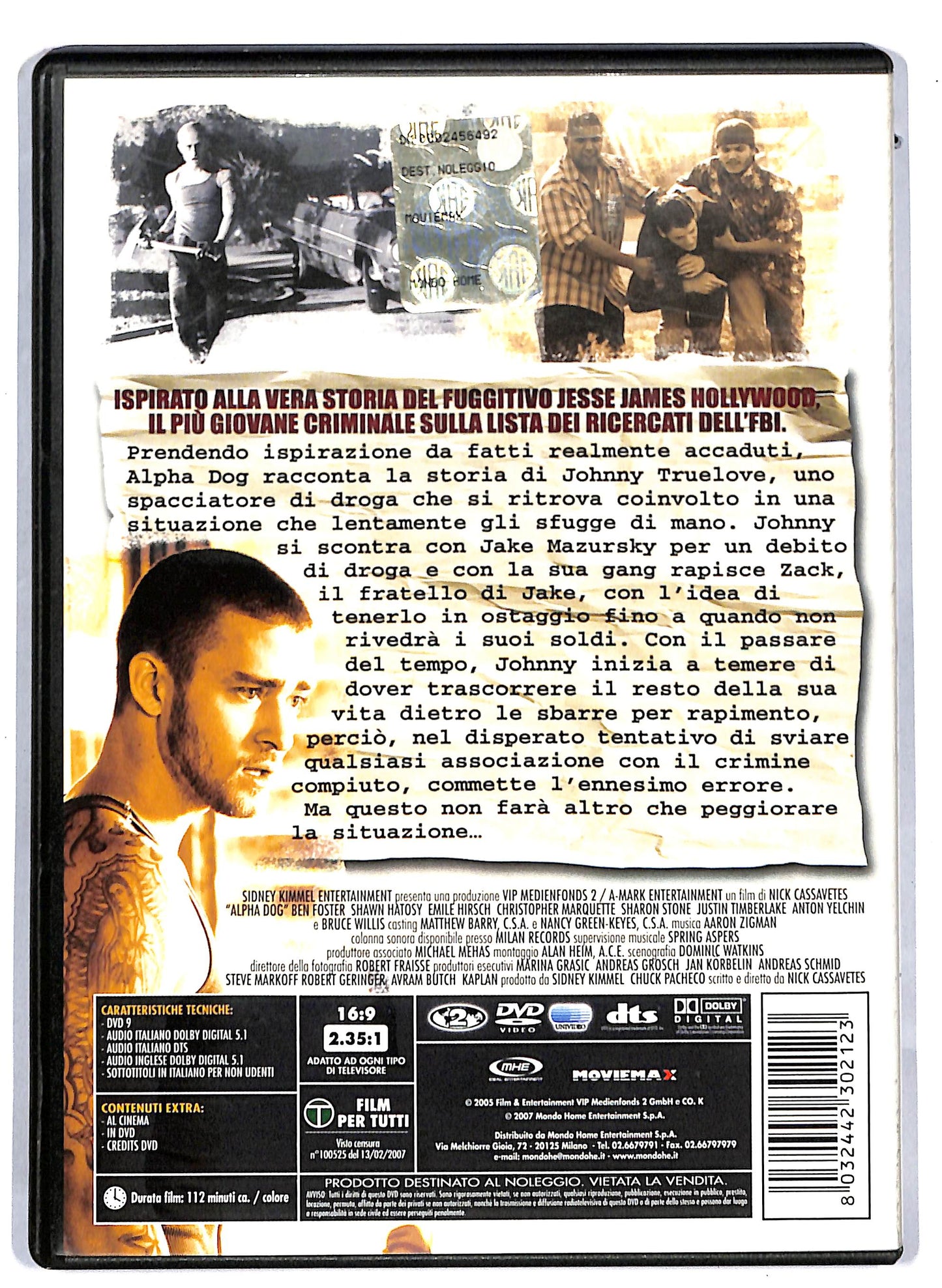EBOND Alpha Dog NOLEGGIO DVD D813613