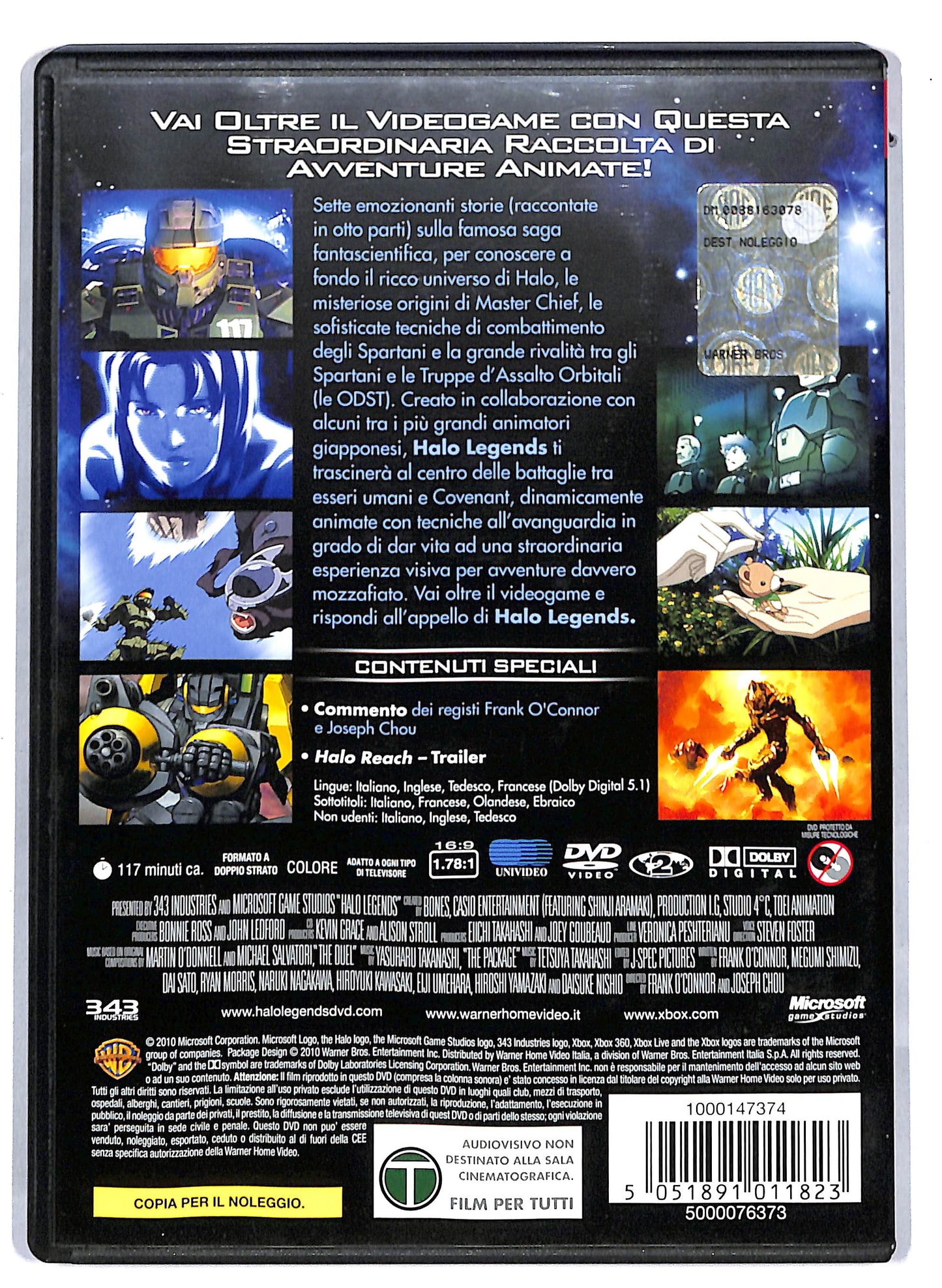 EBOND Halo - Legends NOLEGGIO DVD D813633