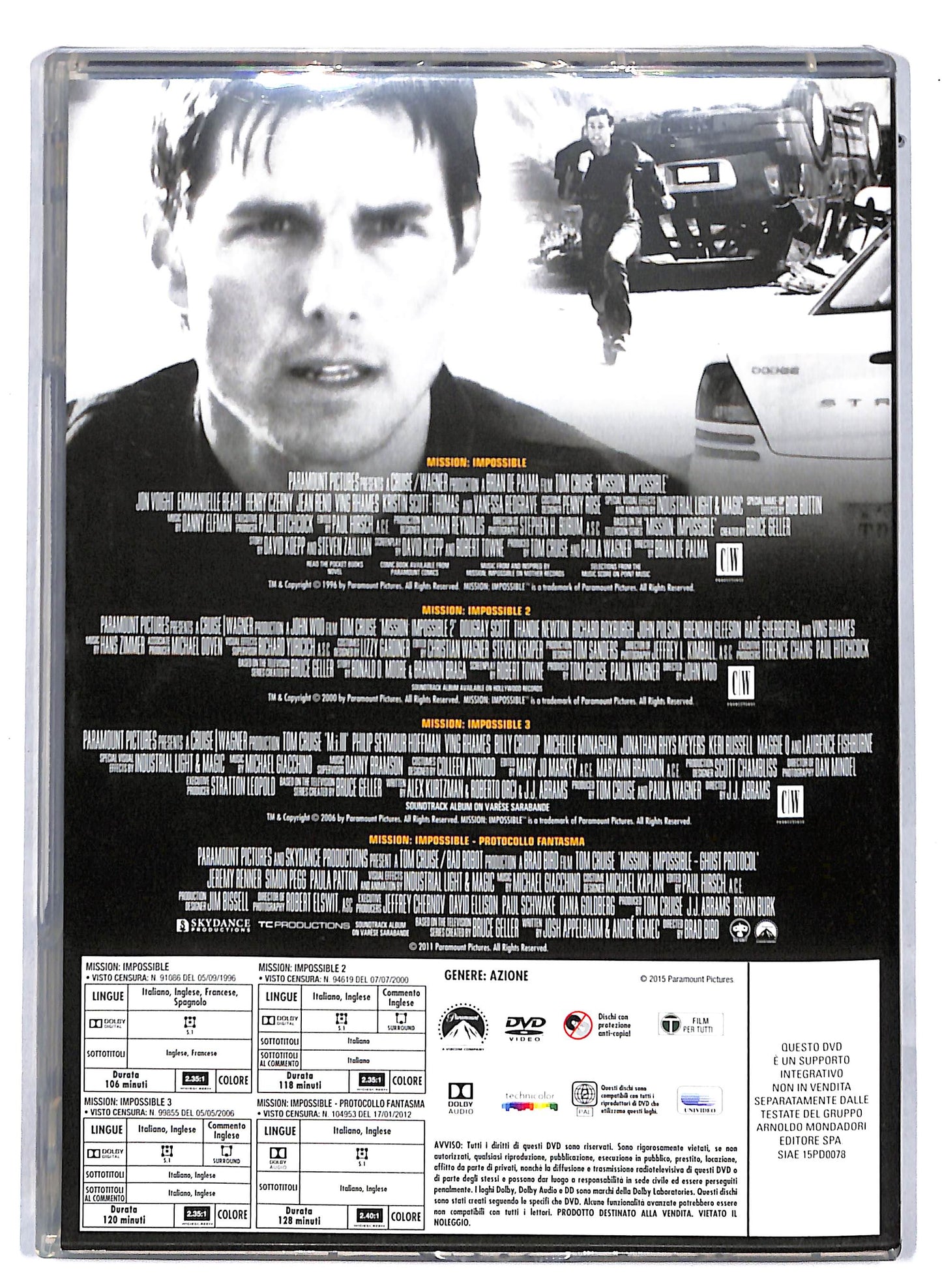 EBOND Mission Impossible Quadrilogia (4 DVD)  EDITORIALE DVD D813650