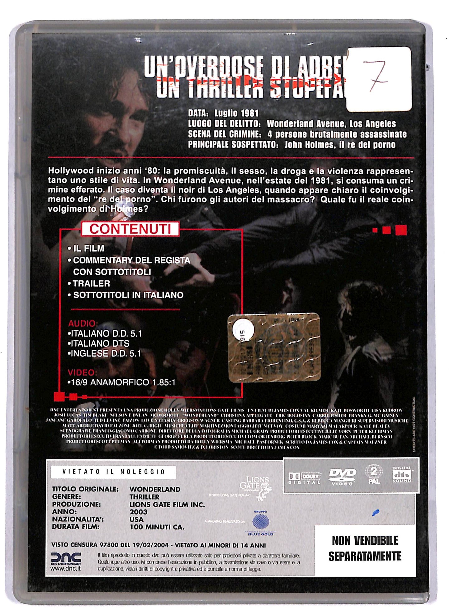 EBOND Wonderland EDITORIALE DVD D813719