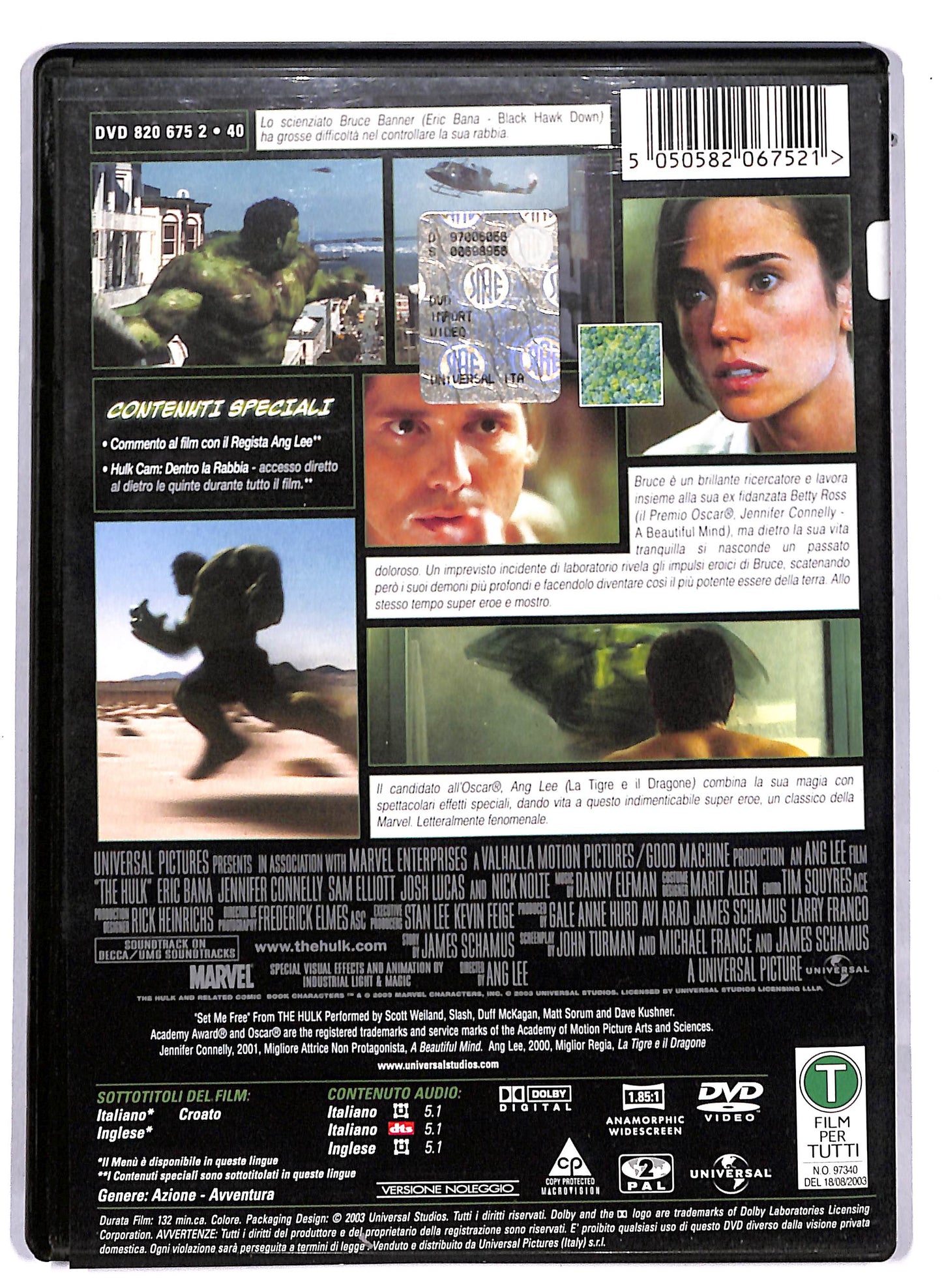 EBOND Hulk NOLEGGIO DVD D813743