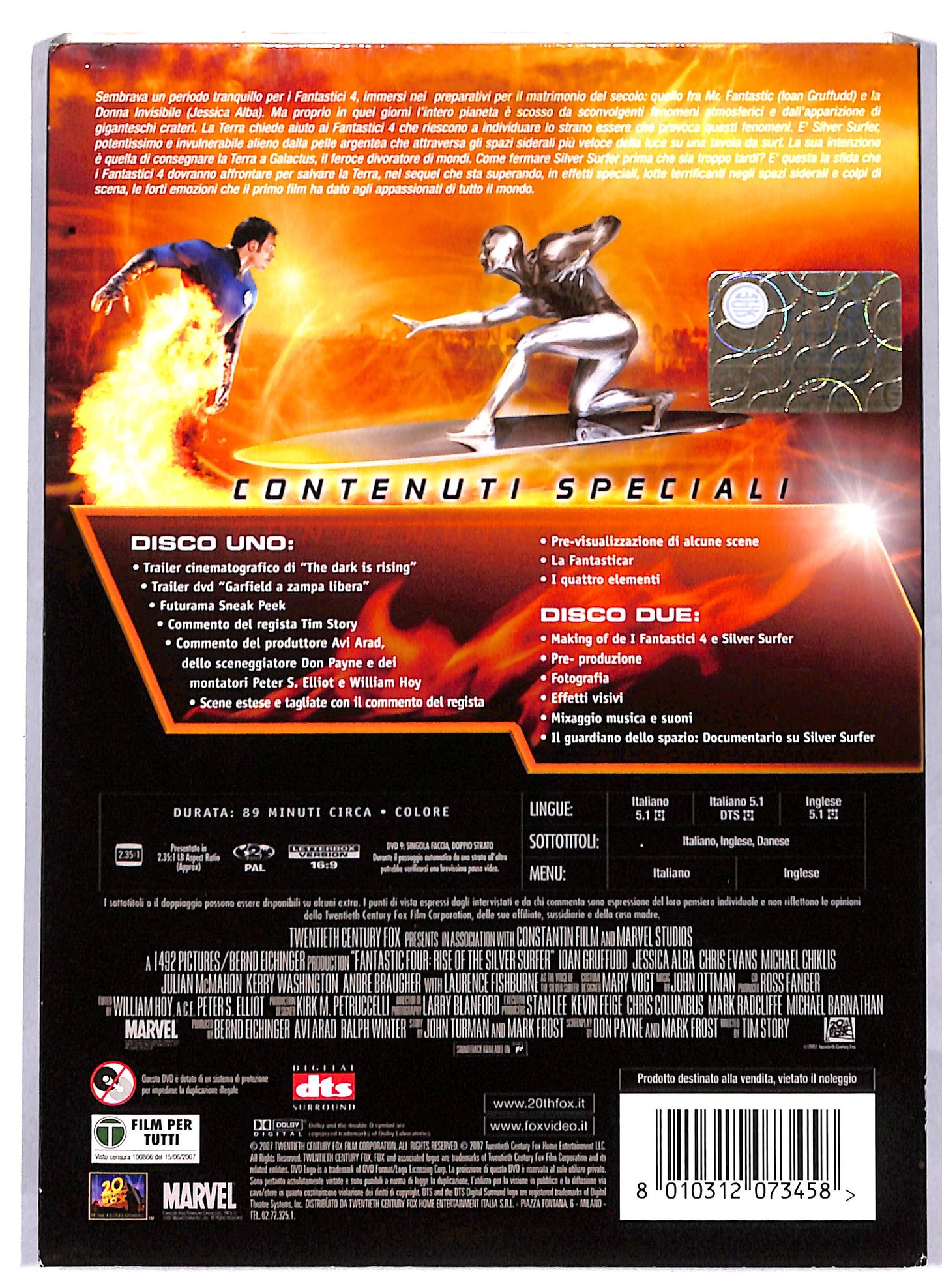 EBOND I fantastici 4 (2 dischi) EDIZIONE SPECIALE - SLIPCASE DVD D813746