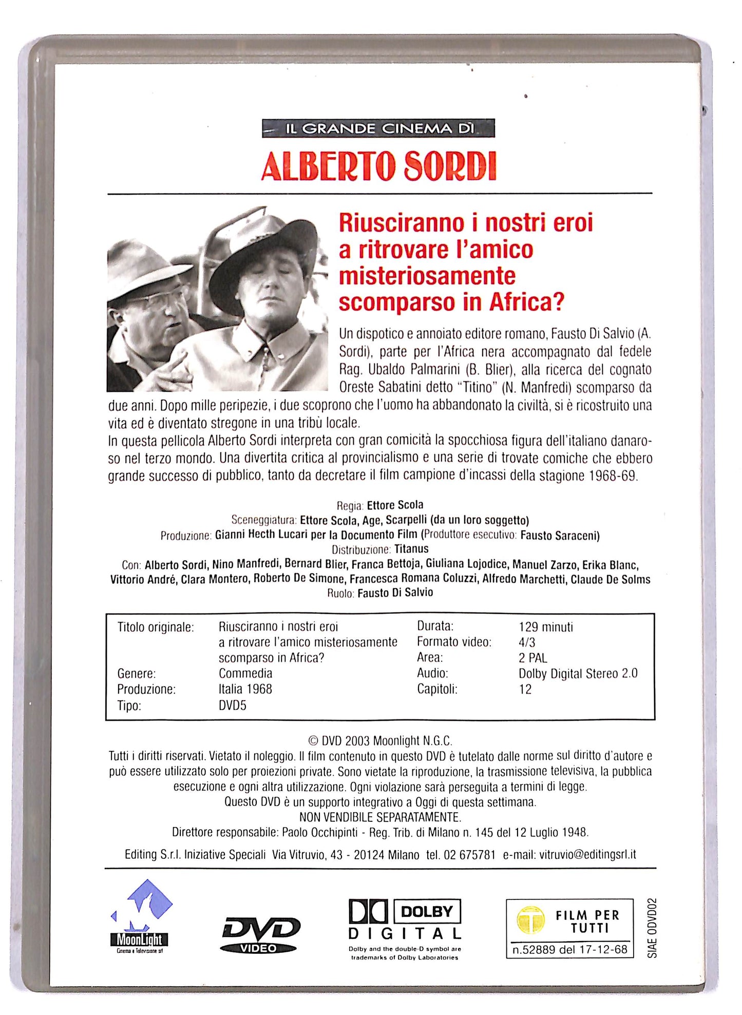 EBOND Riusciranno i nostri eroi a ritrovare l'amico EDITORIALE DVD D813762